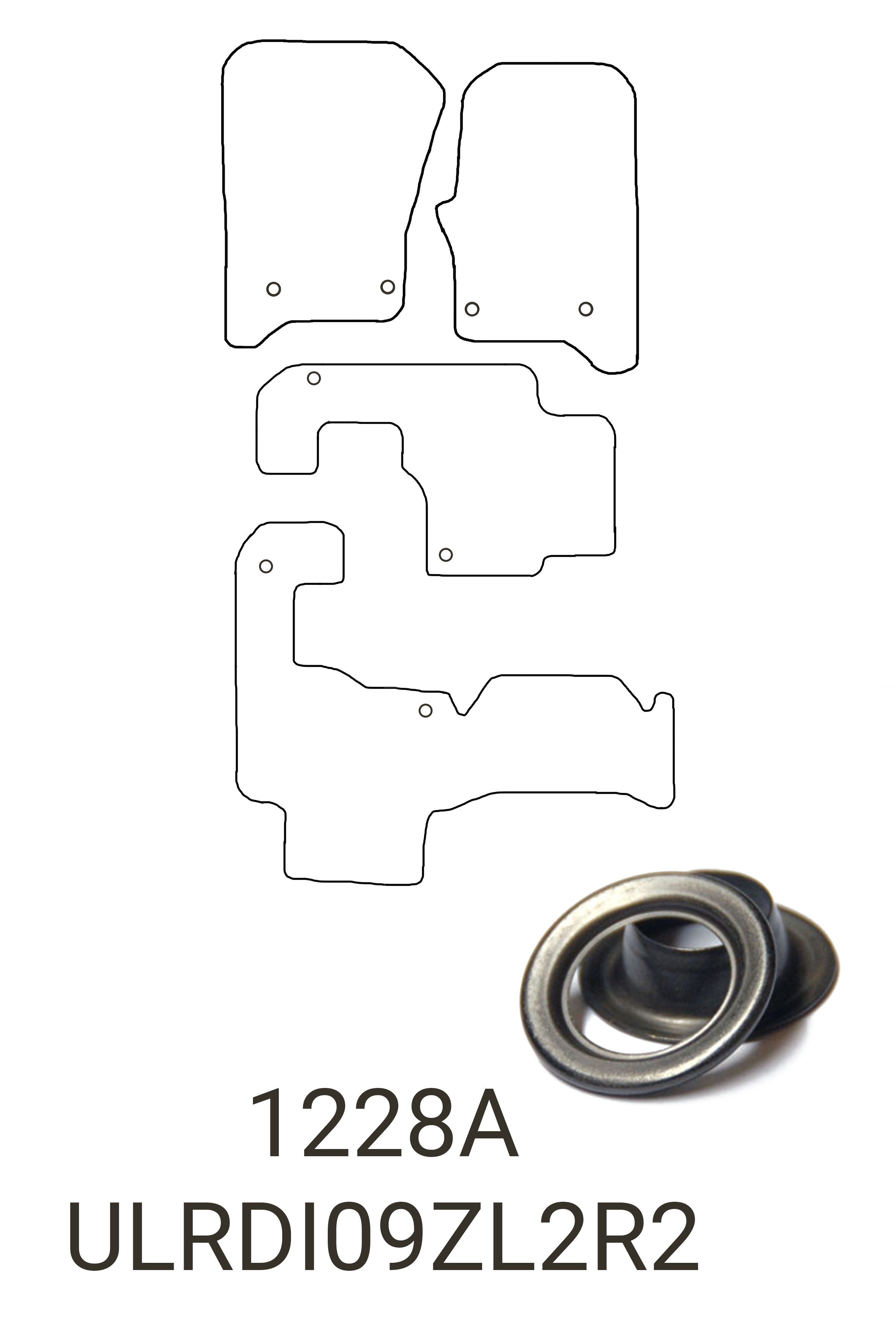 Fits Land Rover Discovery Series 4 Rubber Mats