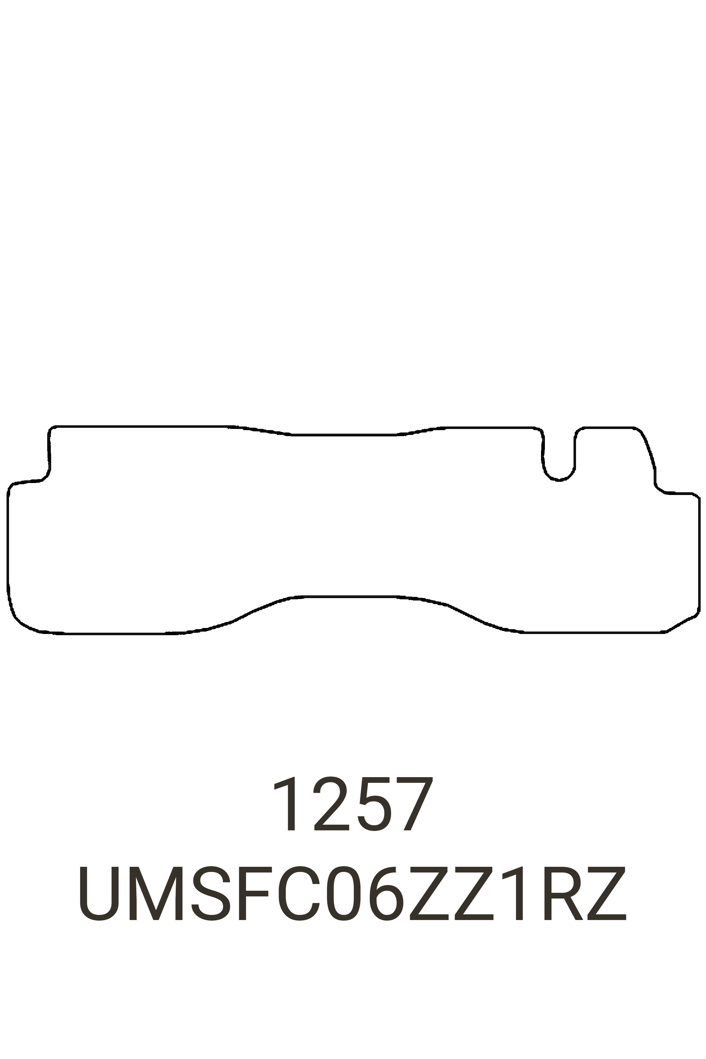 Mitsubishi Fuso Canter 2006+ Tailored Front Rubber Mat