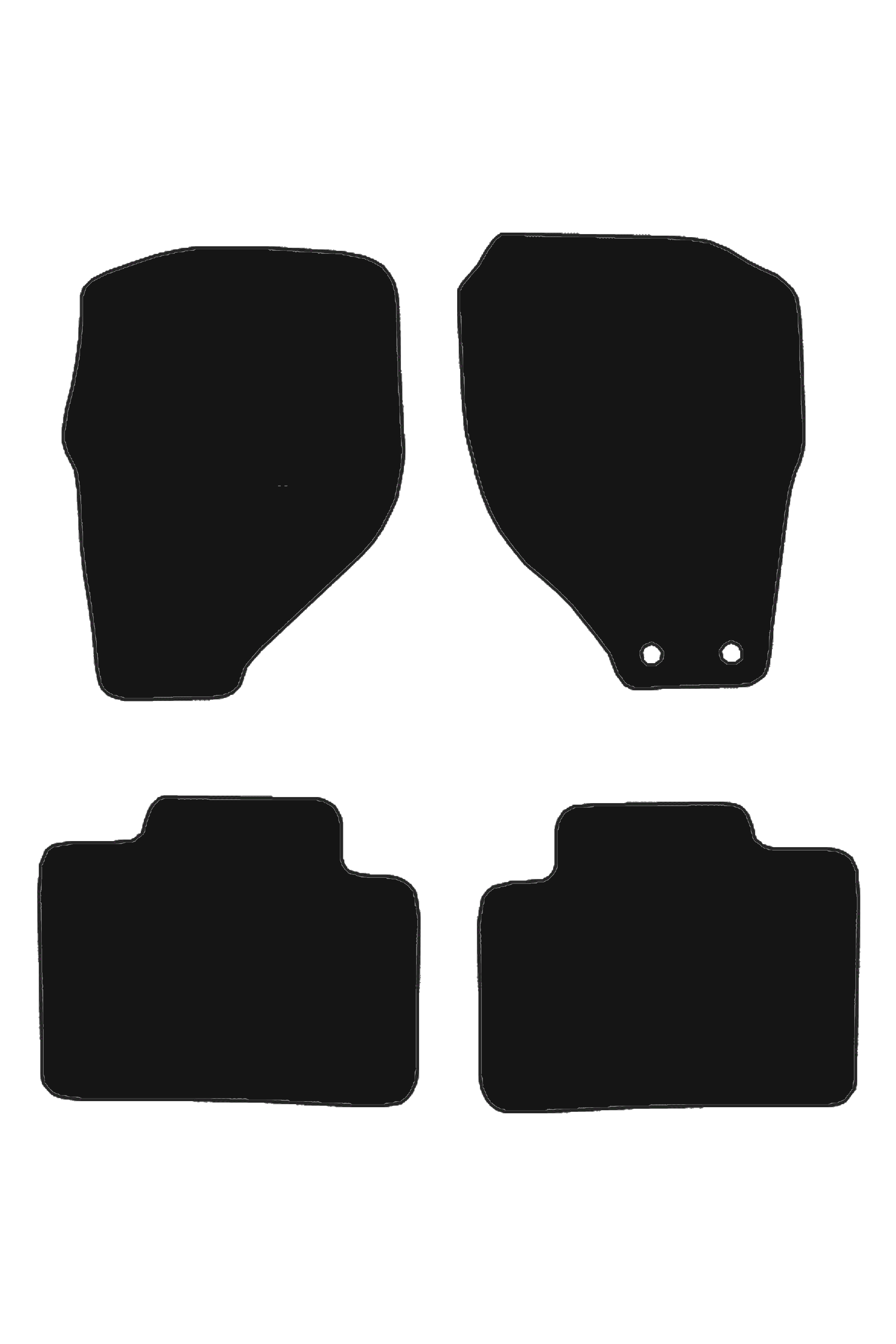 Isuzu Rodeo 2005-2012 Tailored Front & Rear Rubber Mats