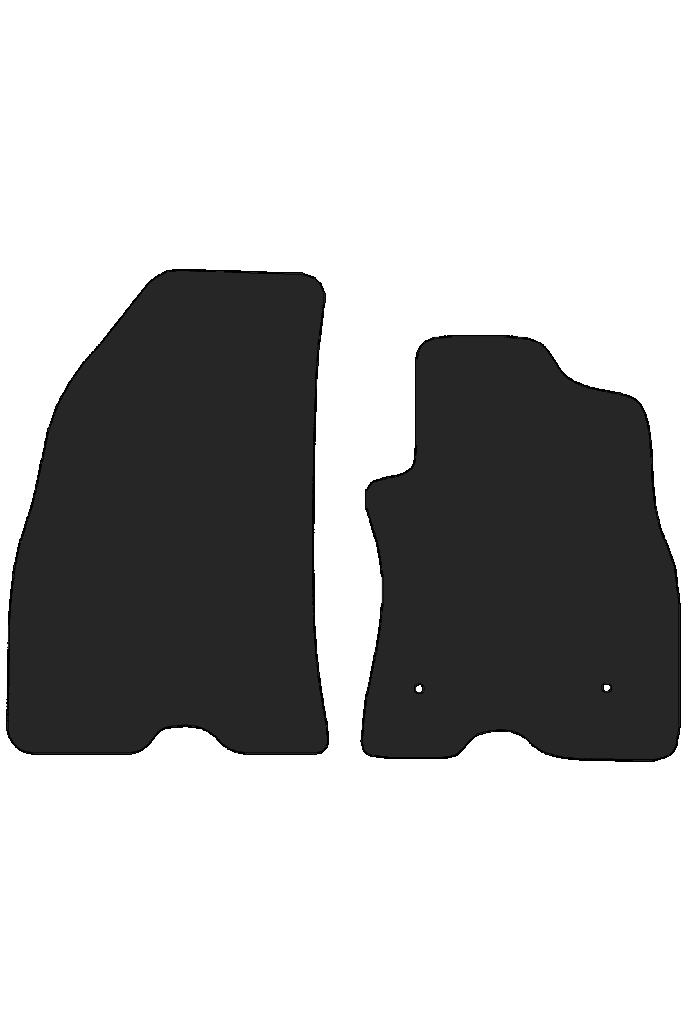 Fiat Doblo 2010-2022 Tailored Rubber Mats