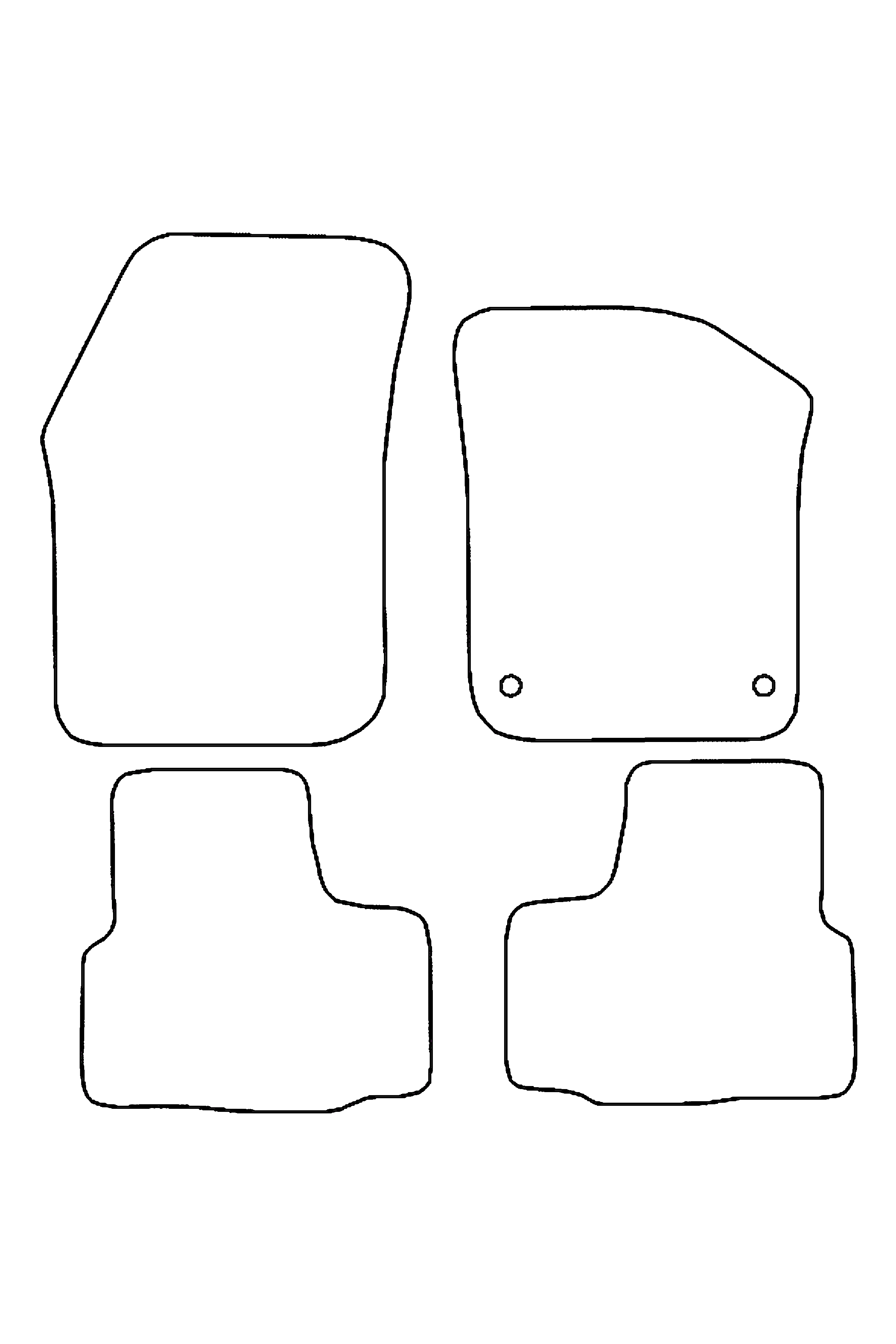 Skoda Citigo 2012-2019 Tailored Rubber Mats