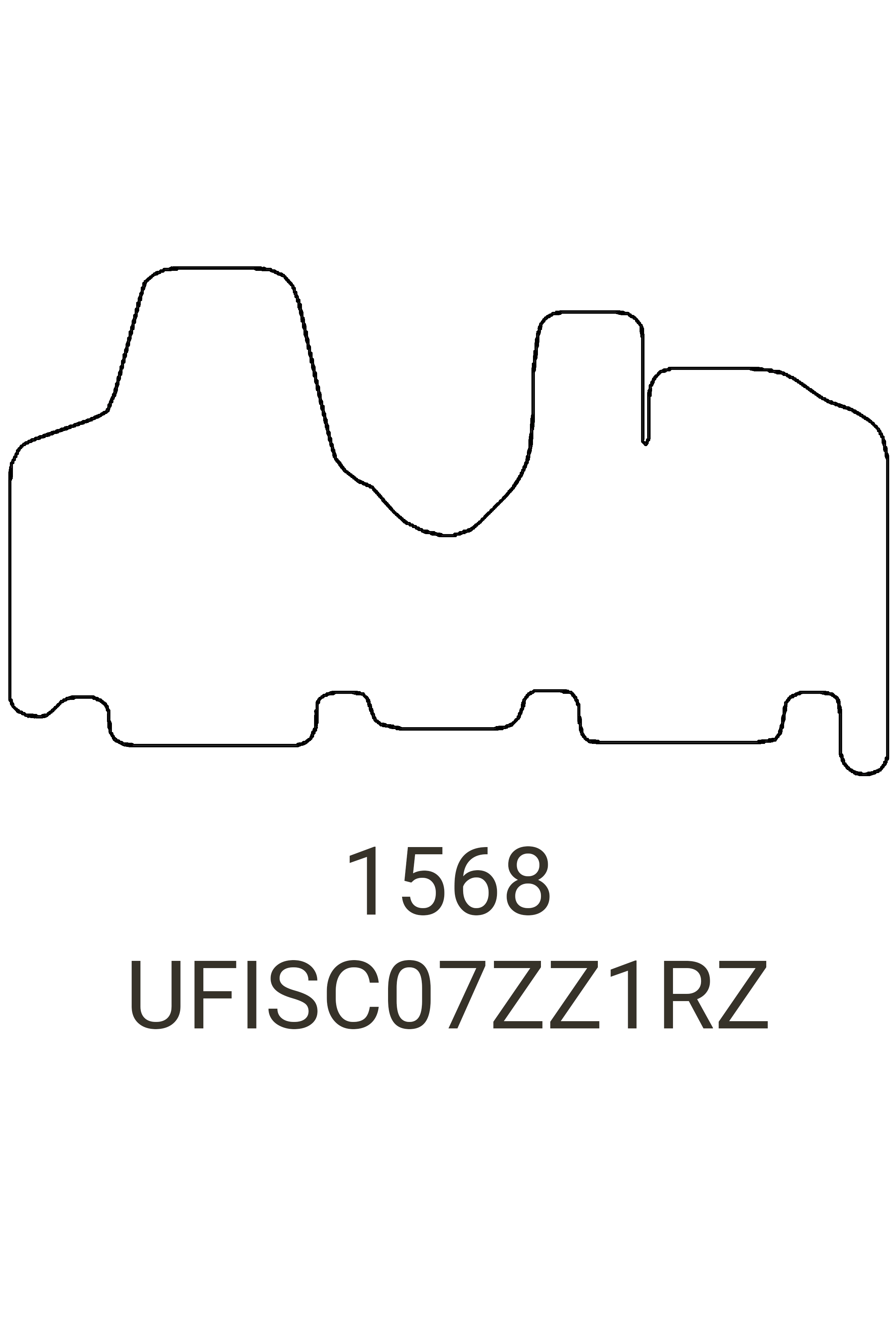 Fiat Scudo 2007-2016 Tailored Front Rubber Mat