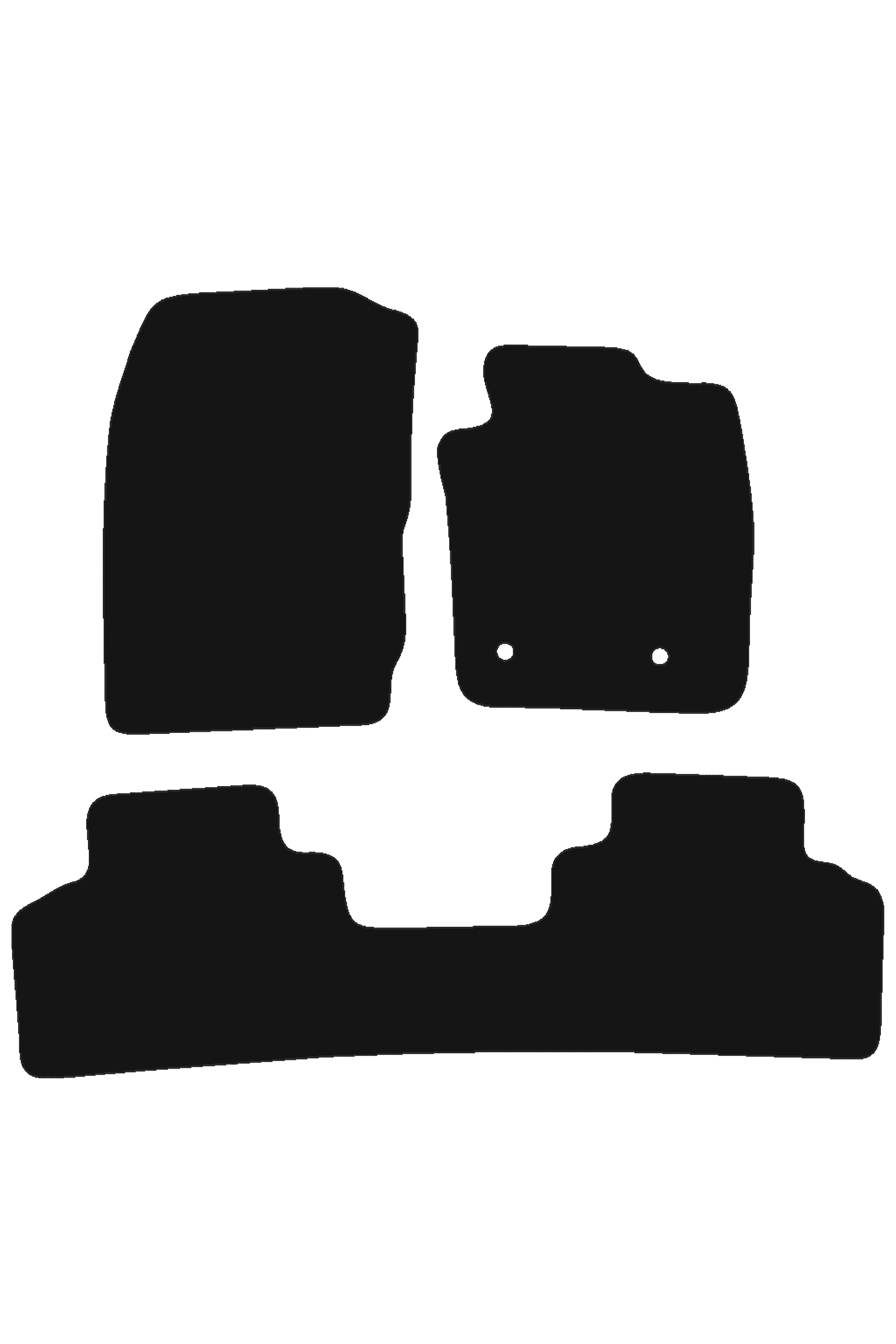 Ford Courier 2014+ Tailored Rubber Mats