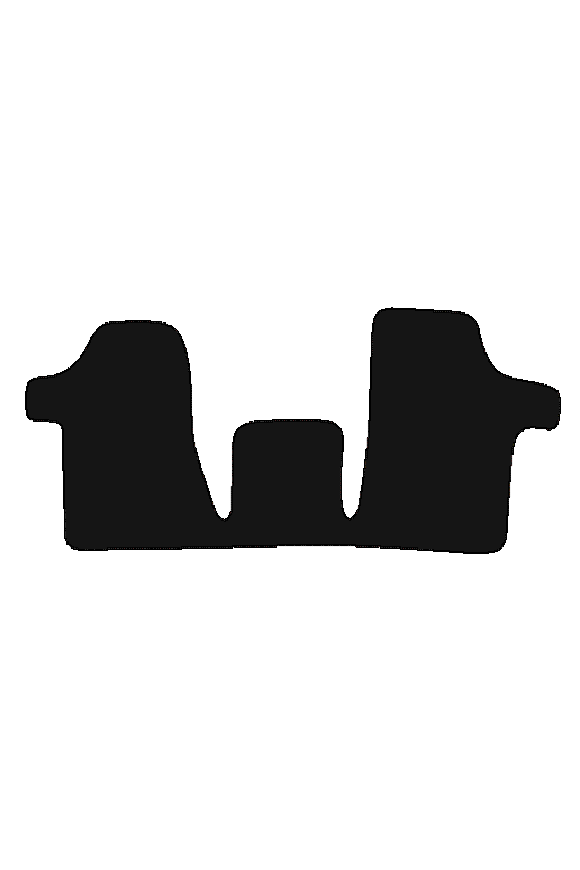Fits Mercedes-Benz Vito 2003-2015 Front Rubber Mat