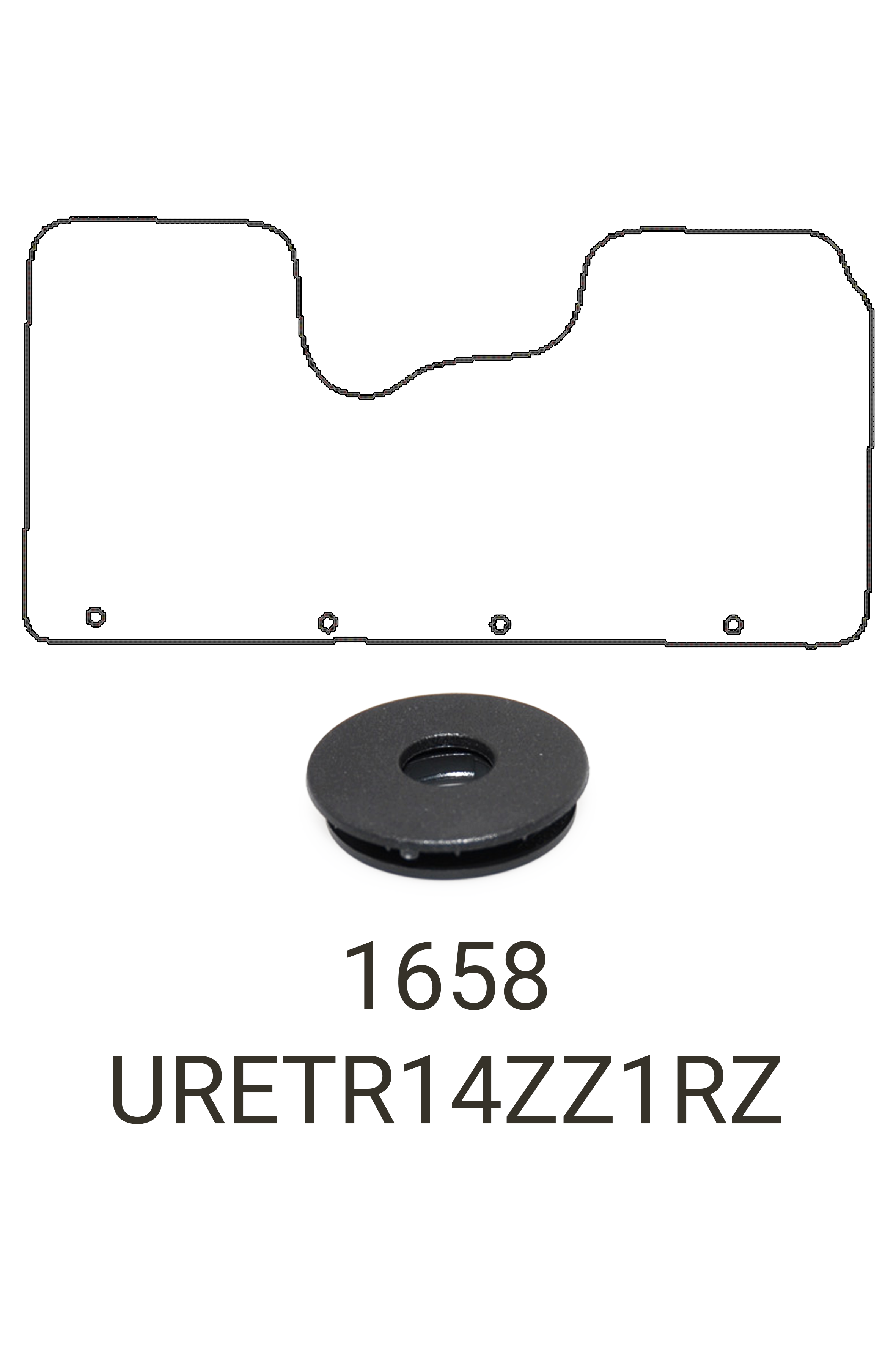 Fits Renault Trafic 2014+ Front Rubber Mat