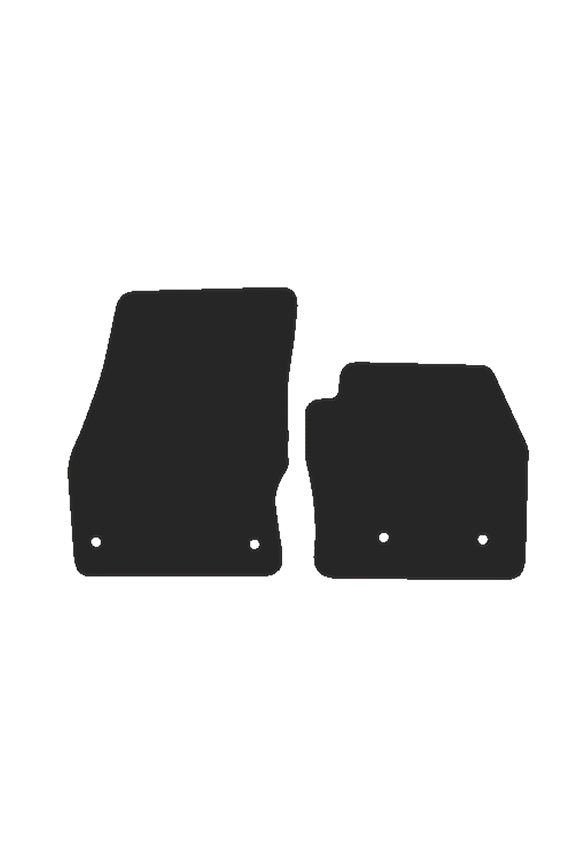 Fits Ford Connect 2014+ Front Rubber Mats