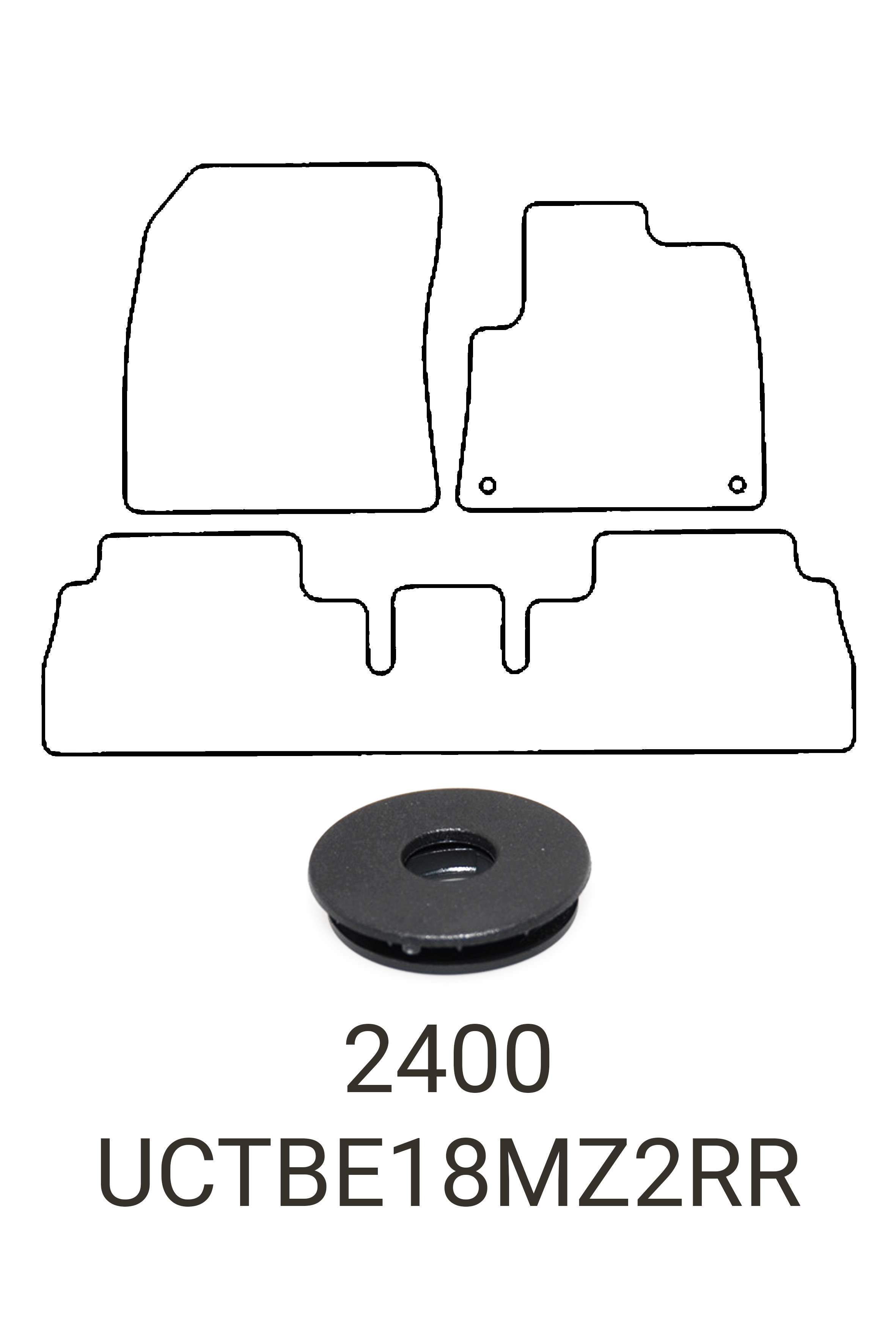 Fits Citroen Berlingo 2018+ Rubber Mats