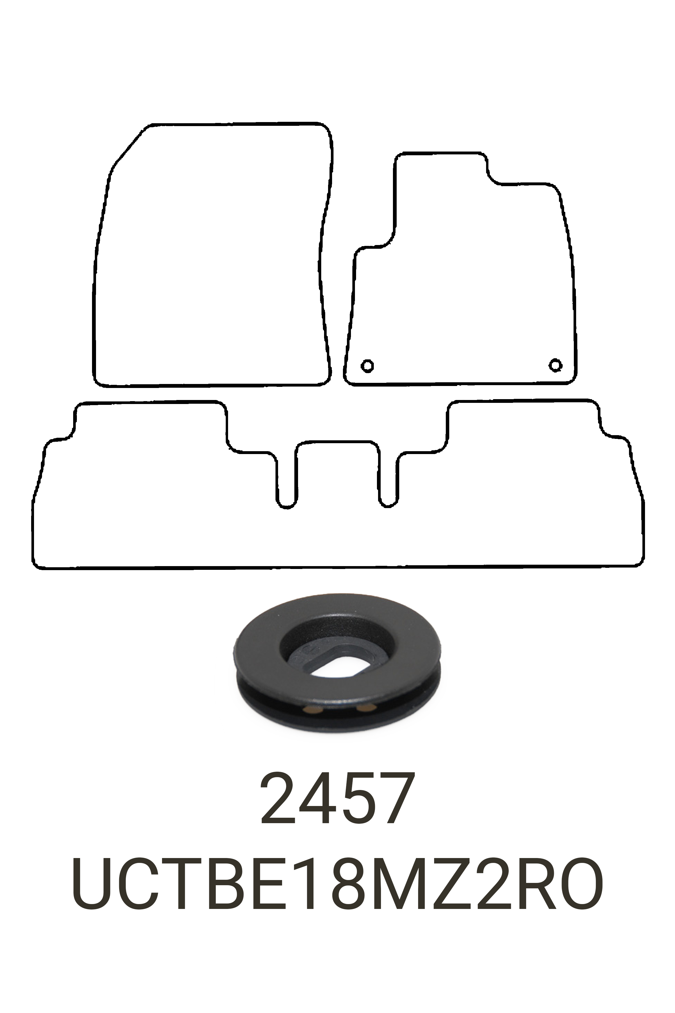 Fits Citroen Berlingo 2018+ Rubber Mats