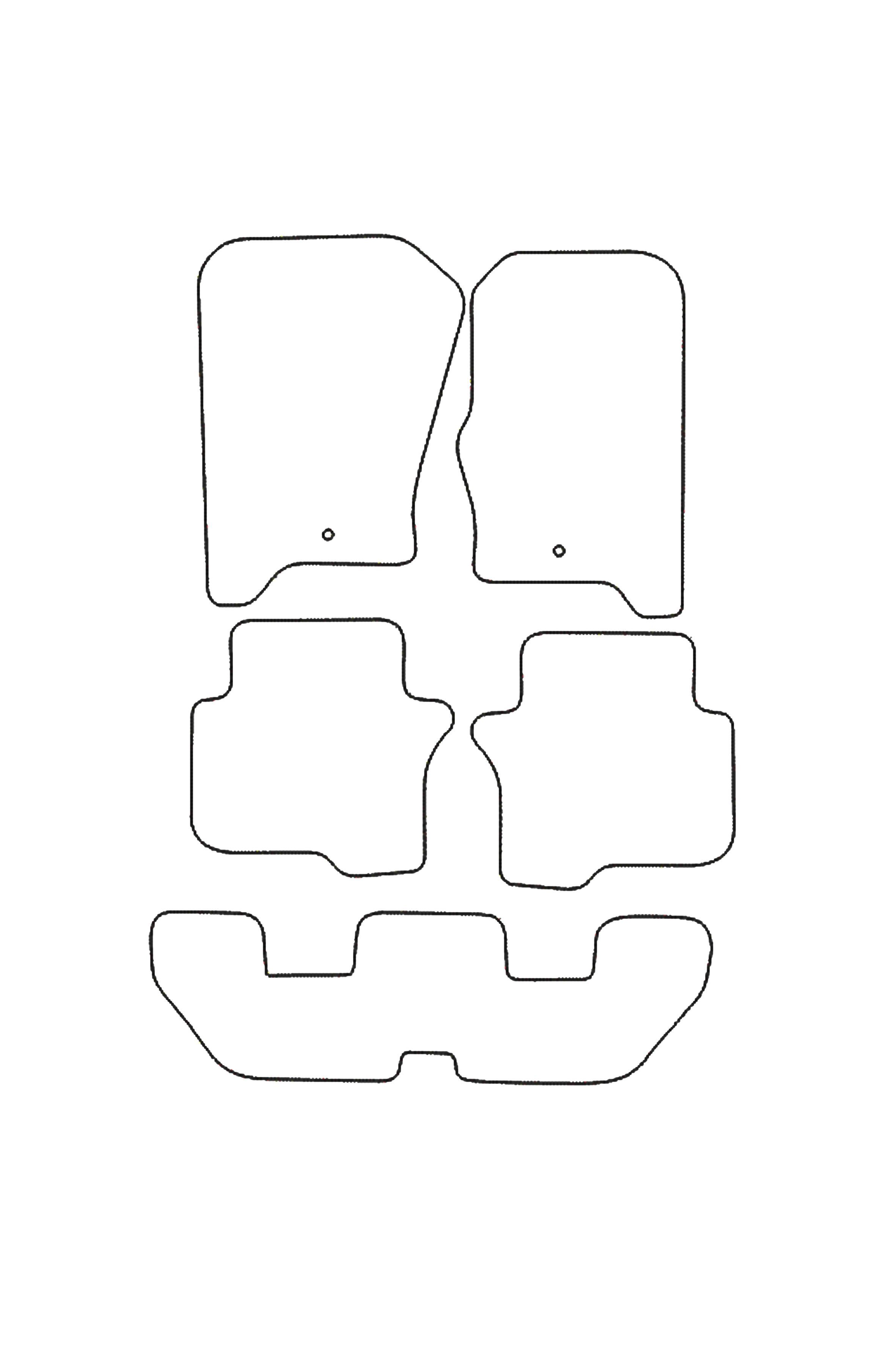 Fits Land Rover Discovery Series 4 Rubber Mats