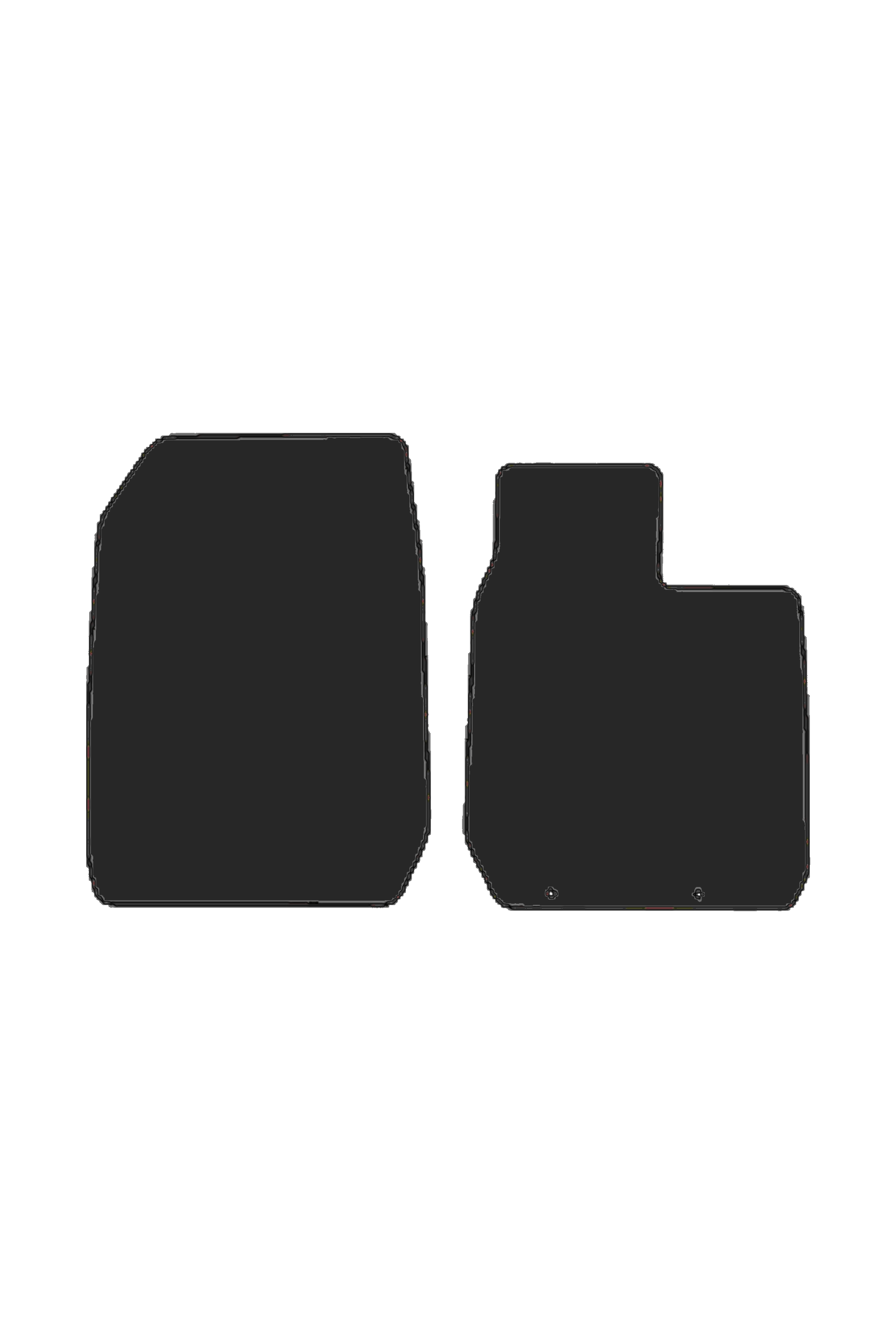 Fits Isuzu D-Max 2021+ Front & Rear Rubber Mats