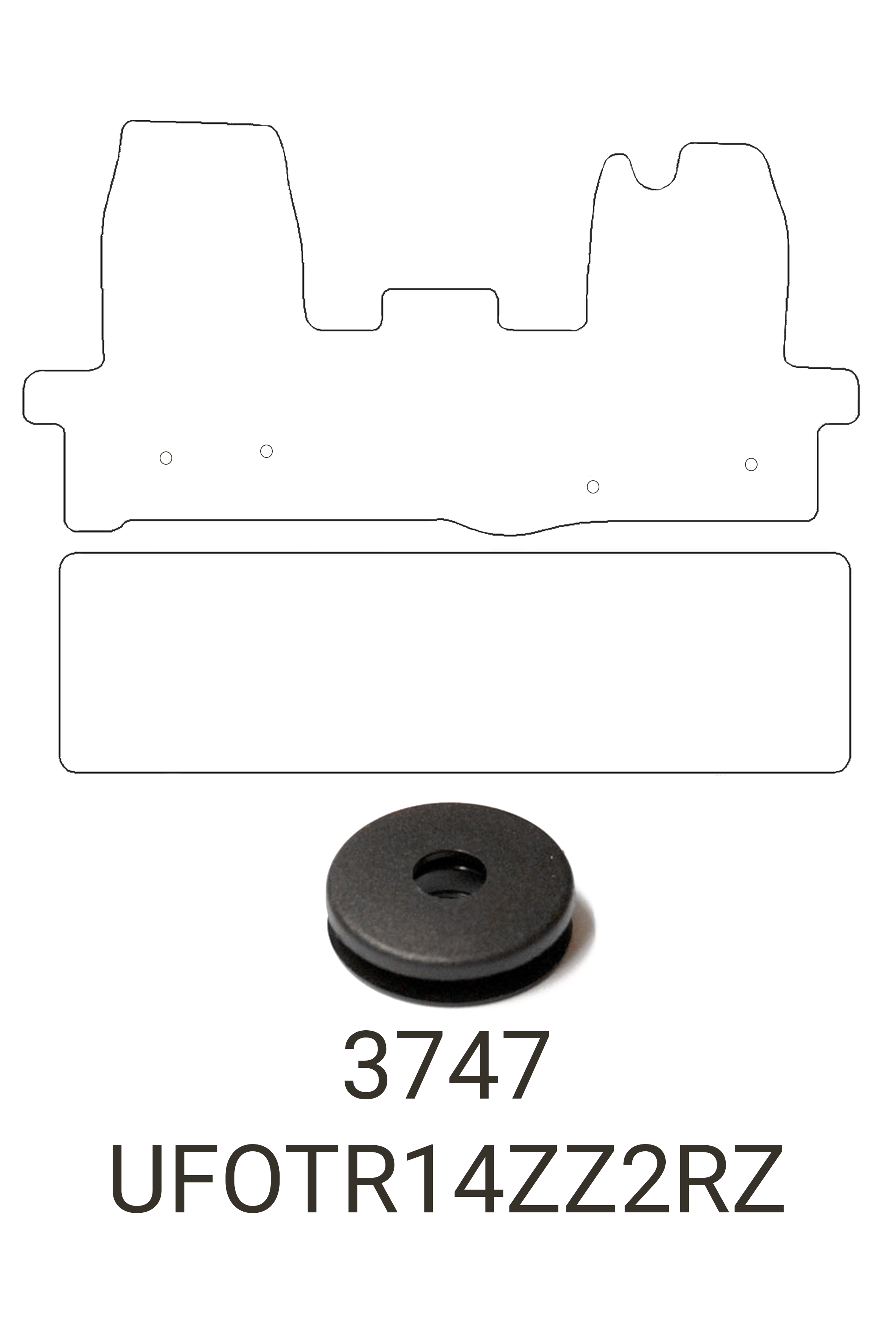 Fits Ford Transit 2014-2020 Crew Cab Rubber Mats