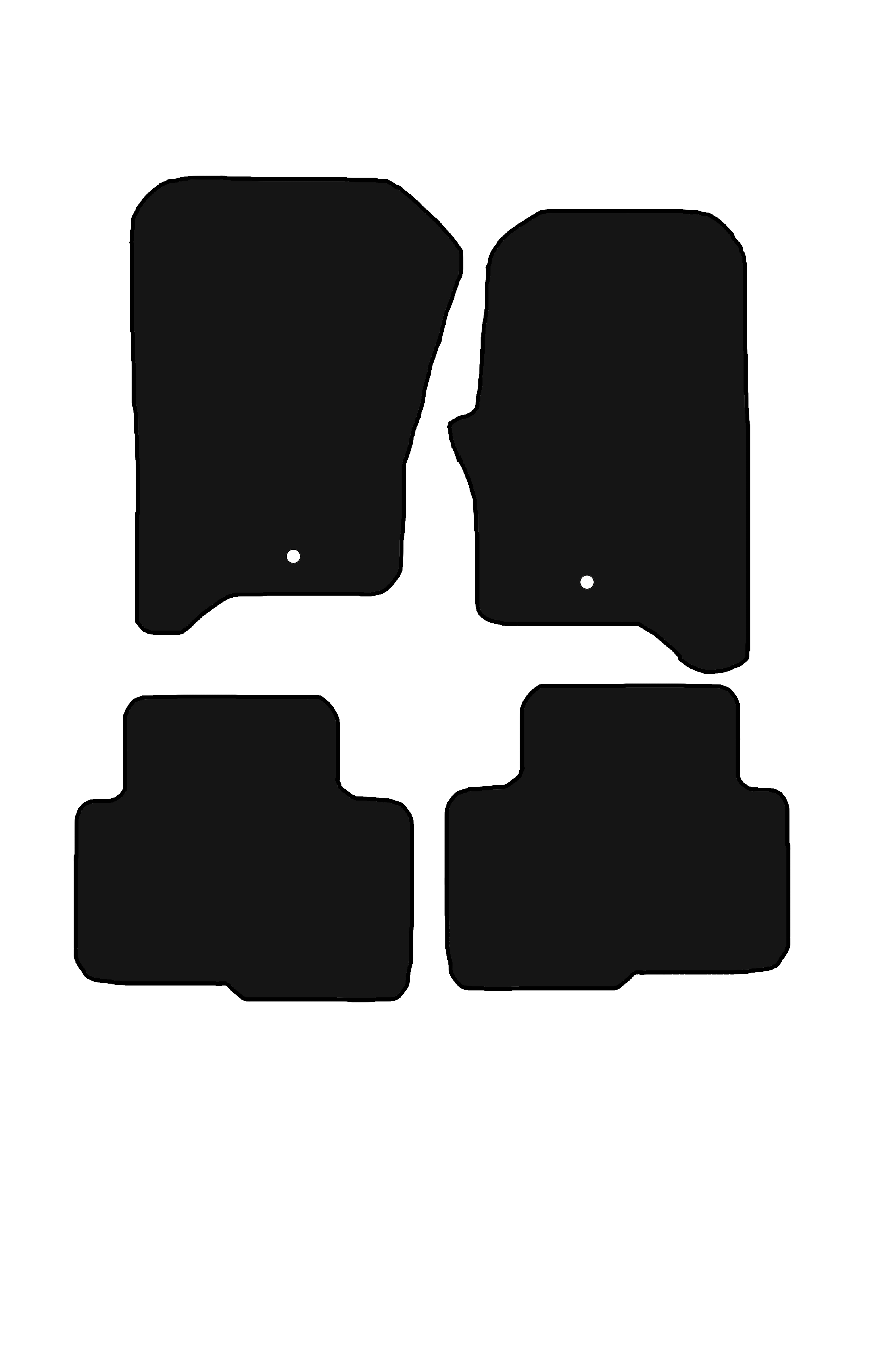 Land Rover Discovery Series 3 Tailored Rubber Mats