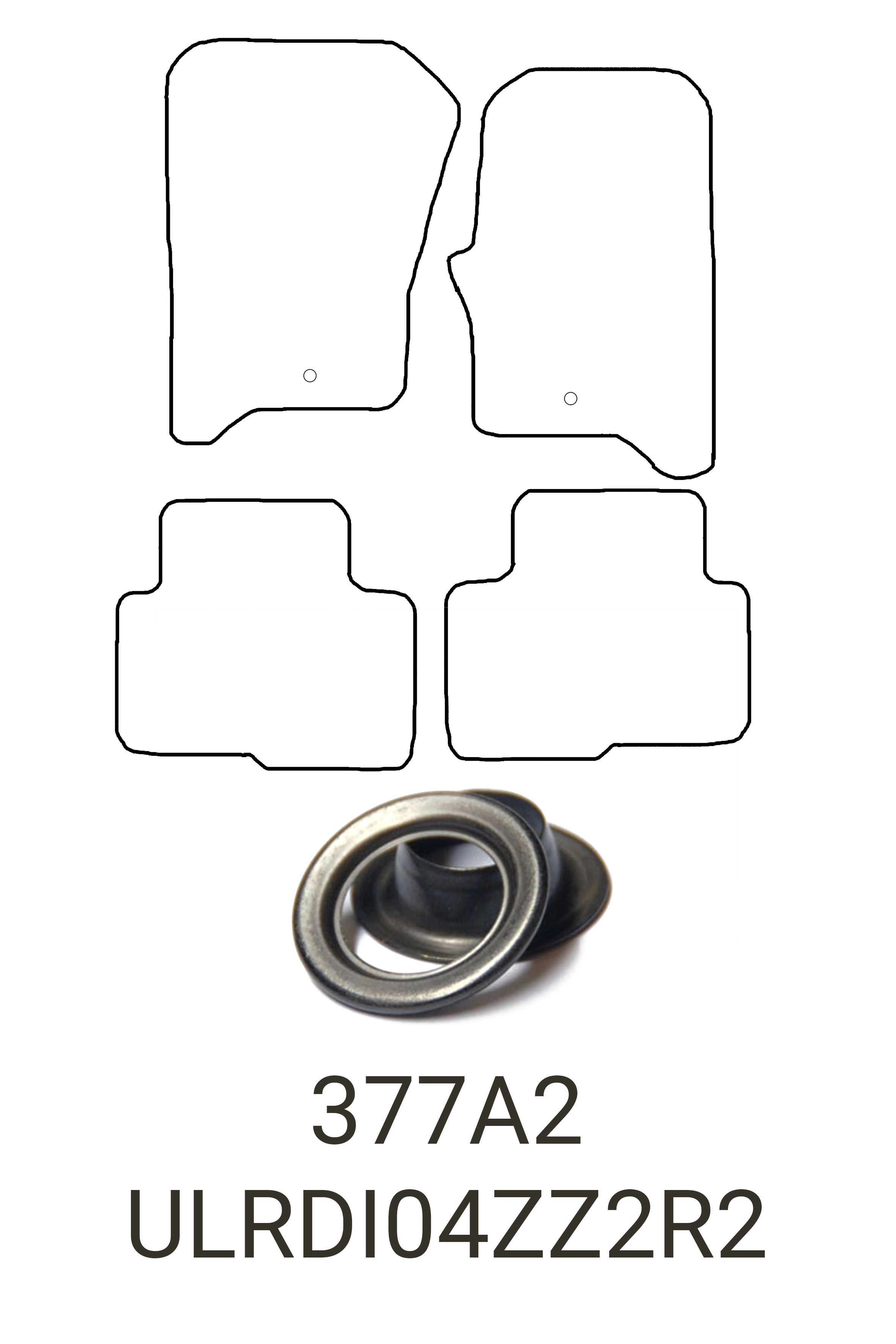 Land Rover Discovery Series 3 Tailored Rubber Mats