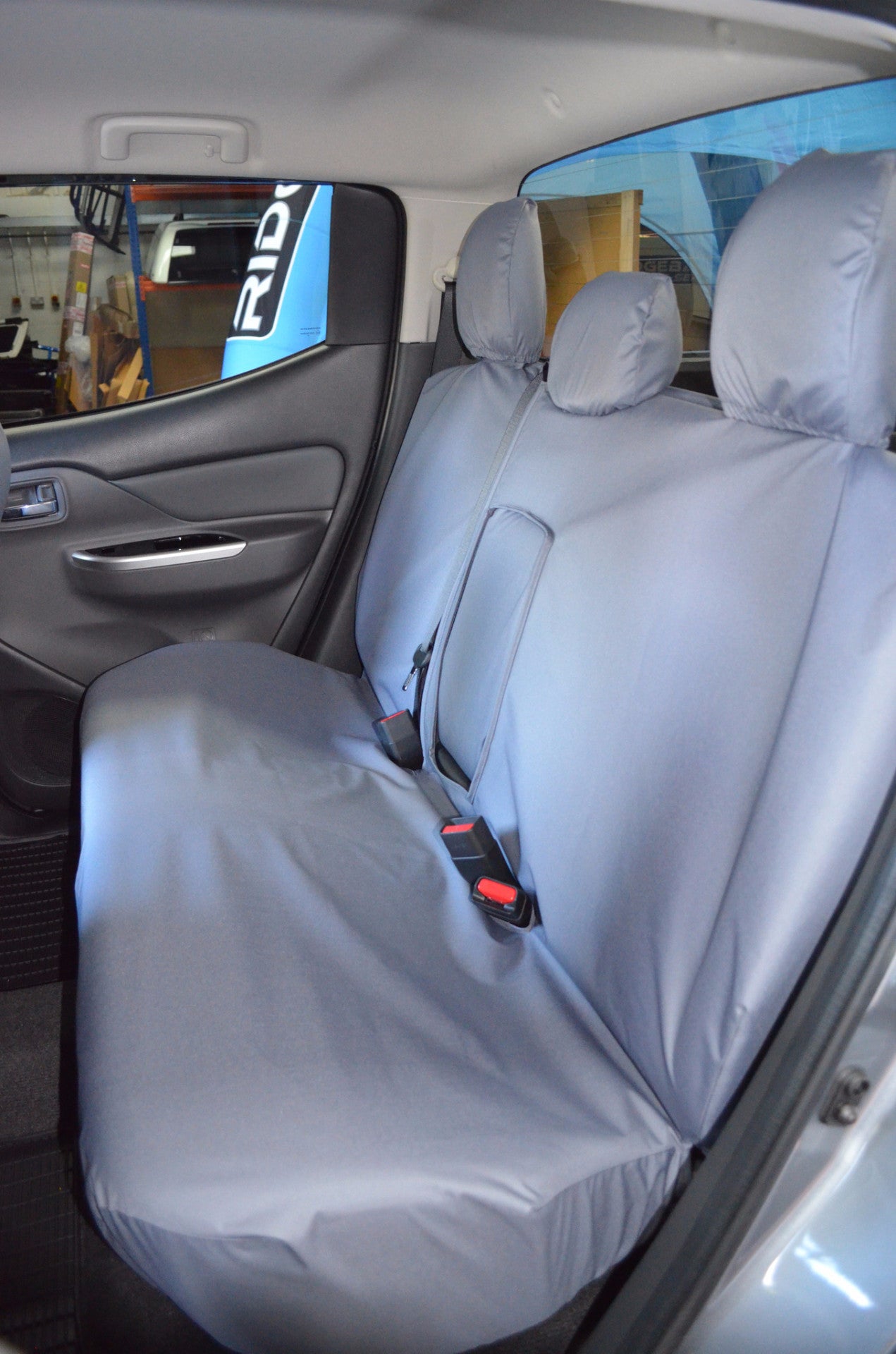 Mitsubishi L200 Mk 7 Double Cab (2015 Onwards) Tailored Seat Covers  Turtle Covers Ltd