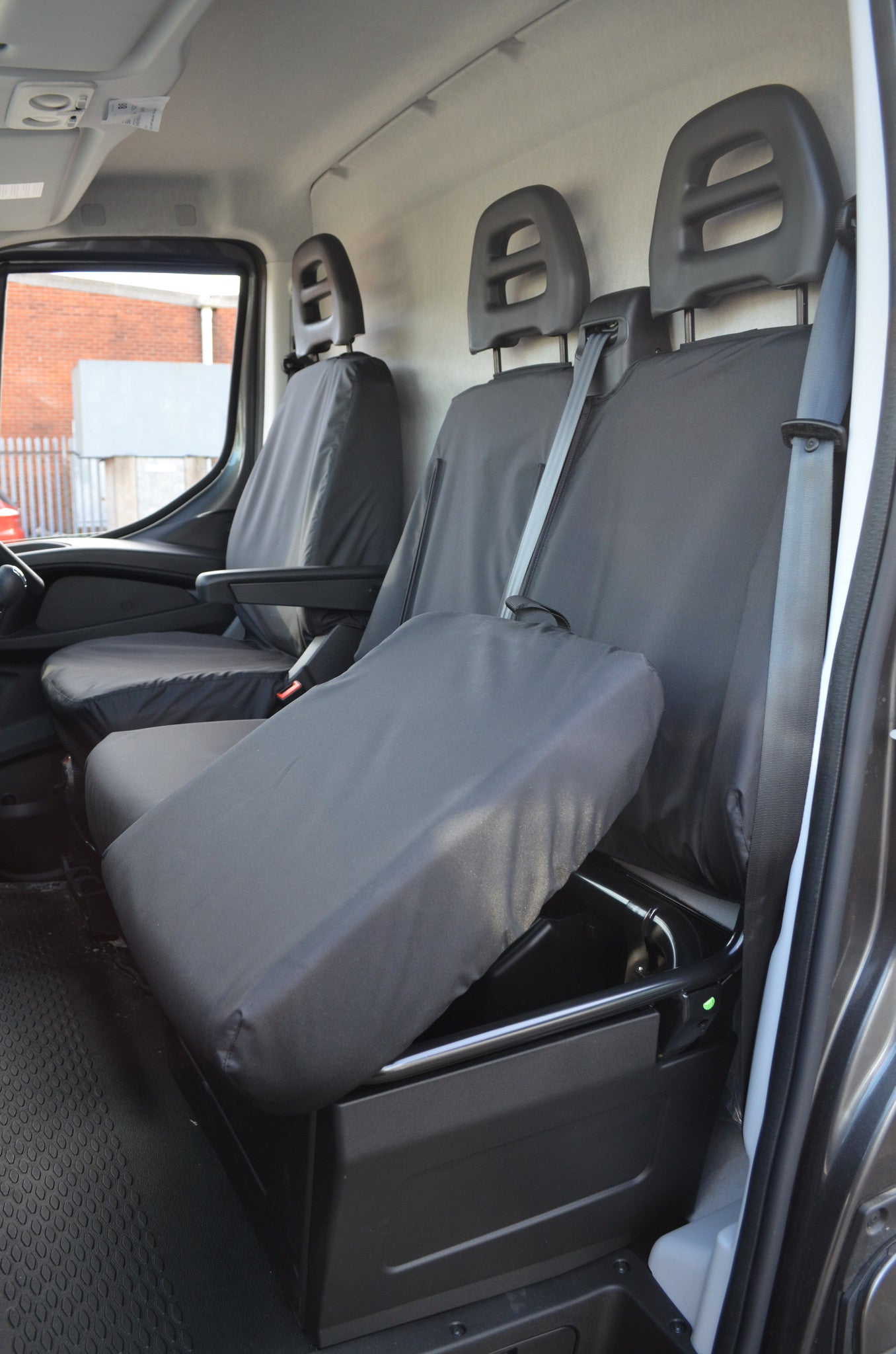 Iveco Daily Van 2014 Onwards Tailored Front Seat Covers  Turtle Covers Ltd