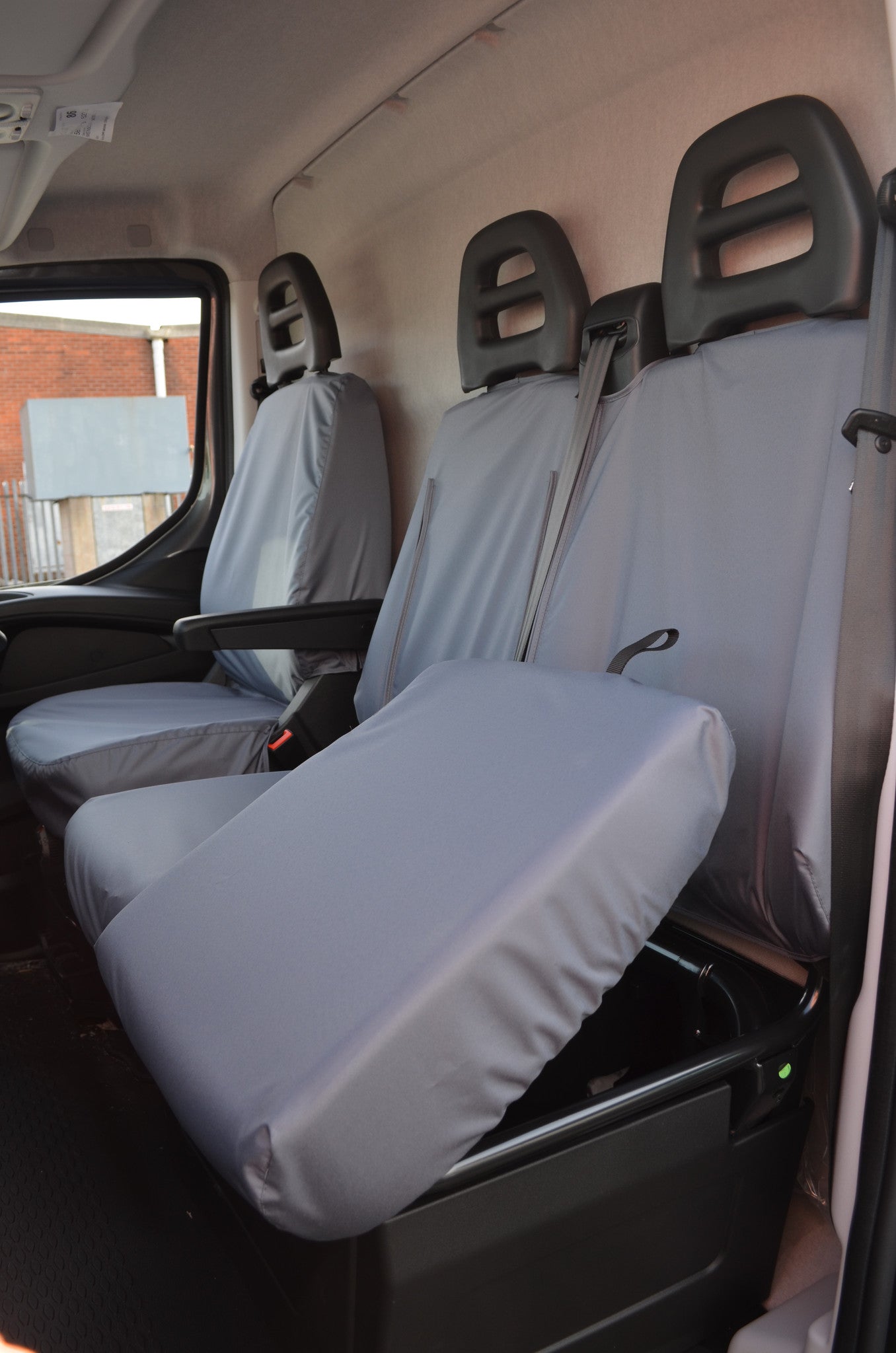 Iveco Daily Van 2014 Onwards Tailored Front Seat Covers  Turtle Covers Ltd