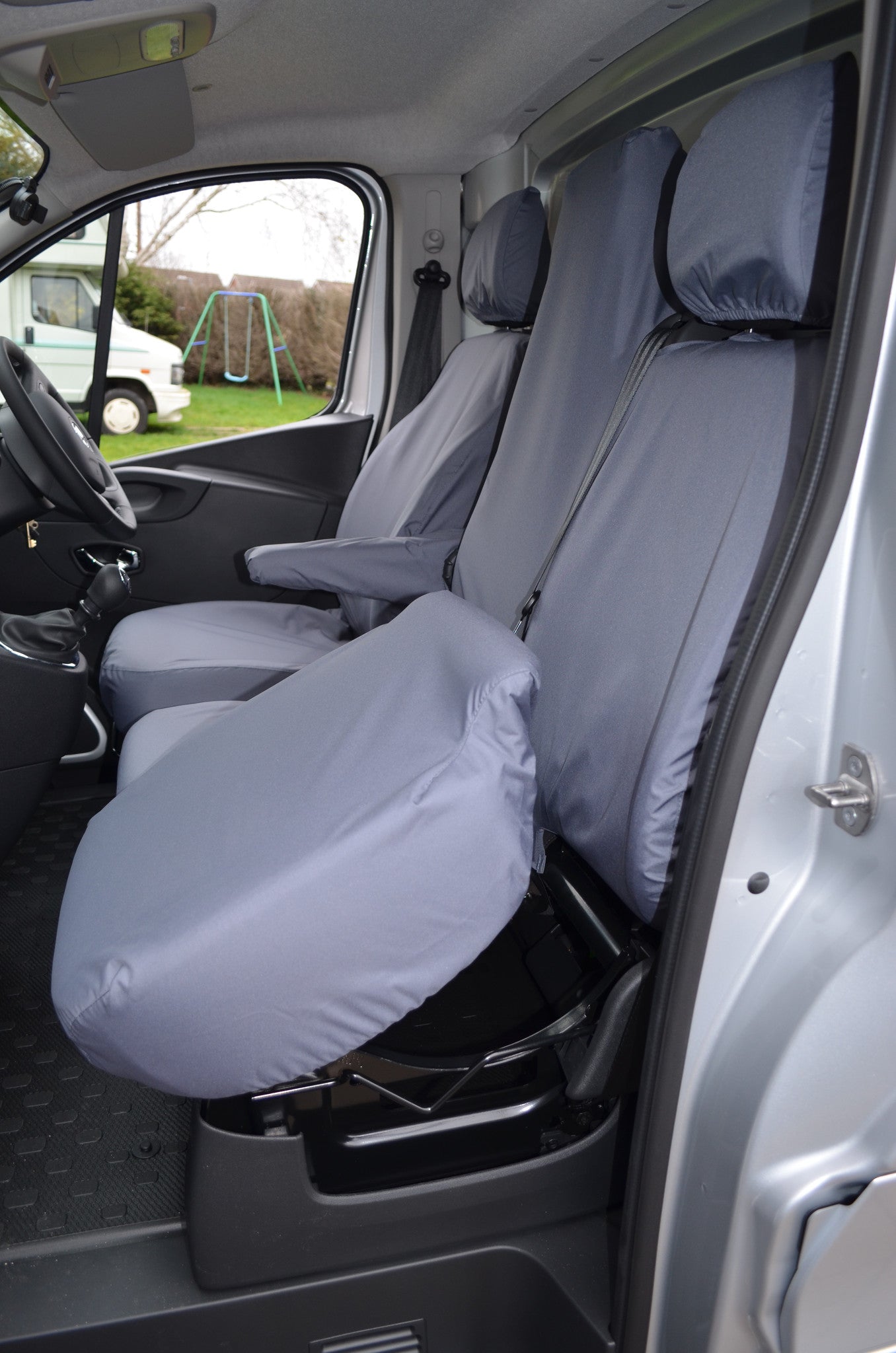 Renault Trafic Van 2014 Onwards Tailored Front Seat Covers  Turtle Covers Ltd