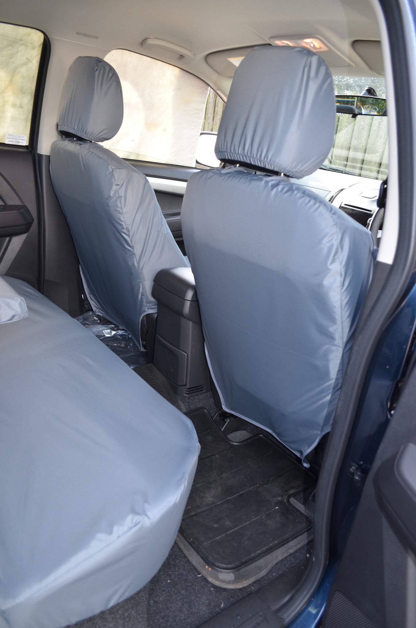 Isuzu D-Max 2012 Onwards Seat Covers Front Pair Seat Cover / Grey Turtle Covers Ltd
