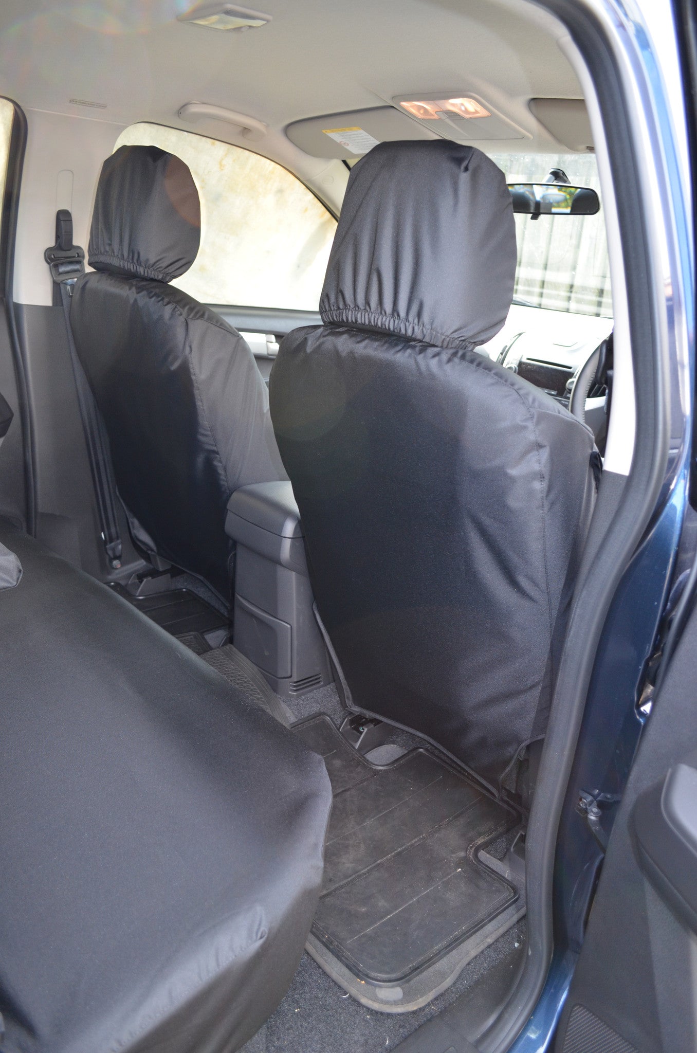 Isuzu D-Max 2012 Onwards Seat Covers Front Pair Seat Cover / Black Turtle Covers Ltd