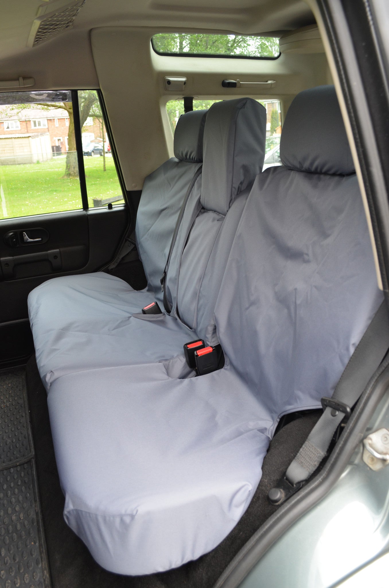 Land Rover Discovery 1998 - 2004 Series 2 Seat Covers Rear 2nd Row / Grey Turtle Covers Ltd