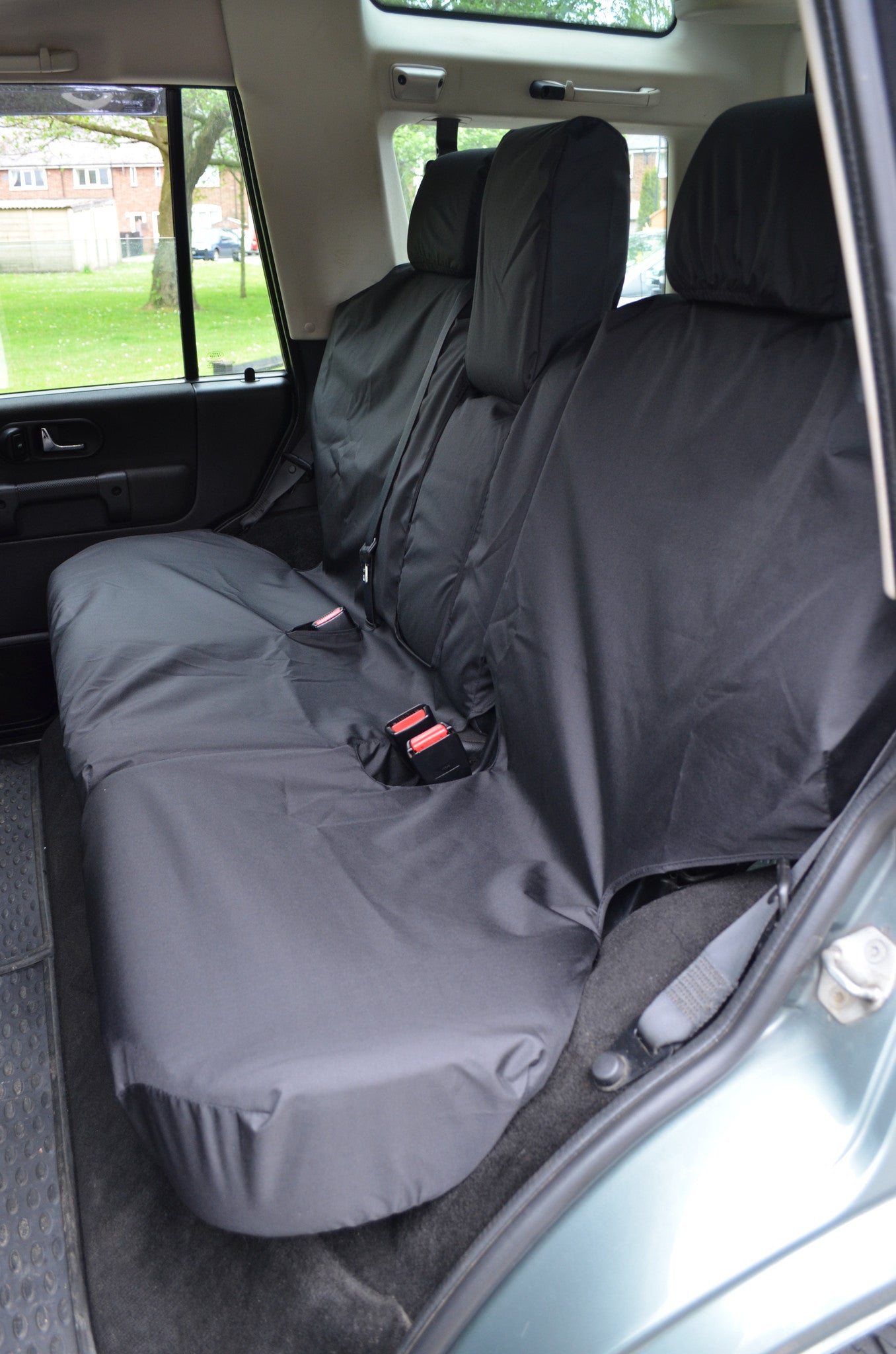 Land Rover Discovery 1998 - 2004 Series 2 Seat Covers Rear 2nd Row / Black Turtle Covers Ltd