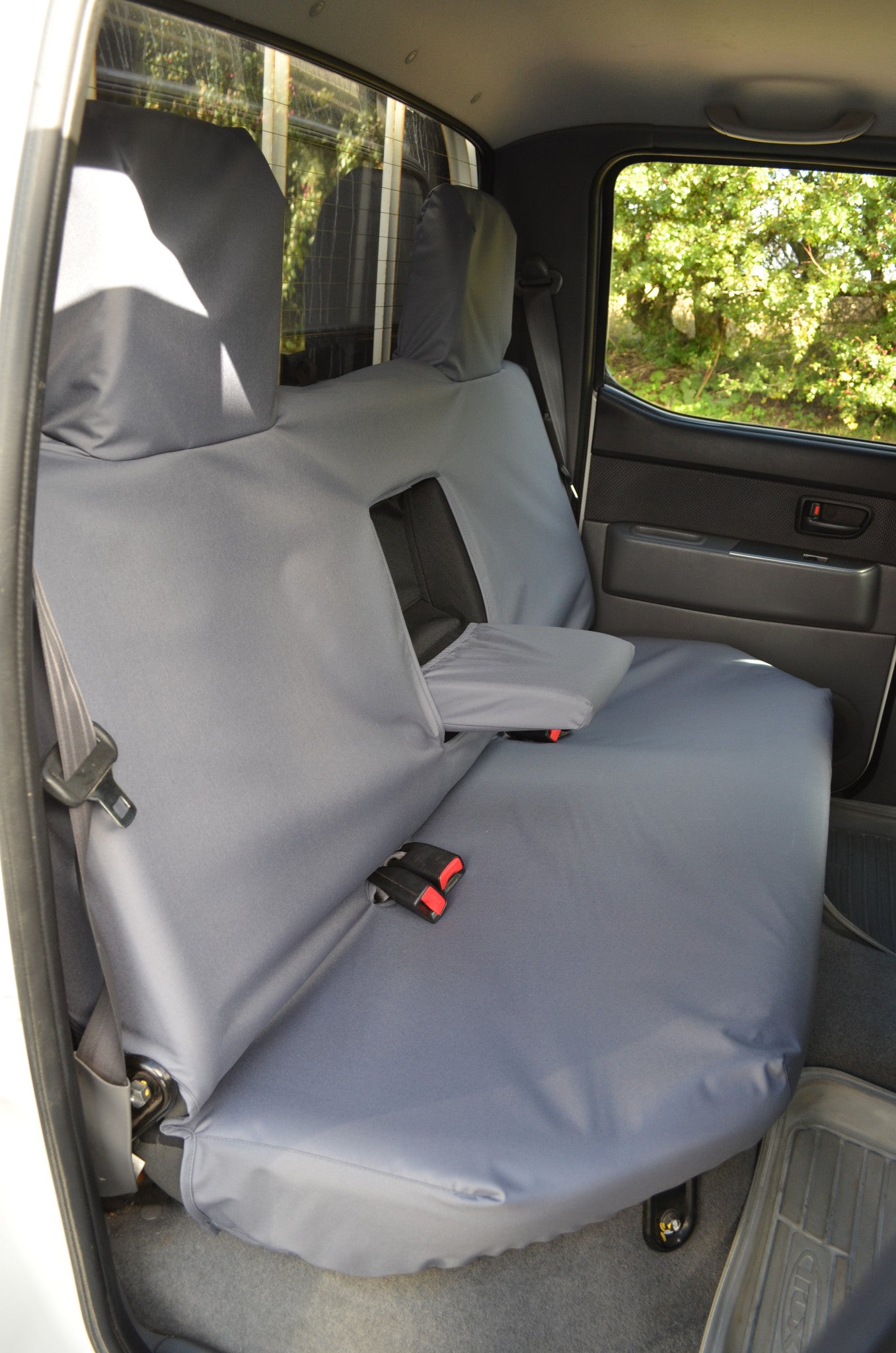 Ford Ranger 2006 to 2012 Seat Covers Rear Seat Cover / Grey Turtle Covers Ltd