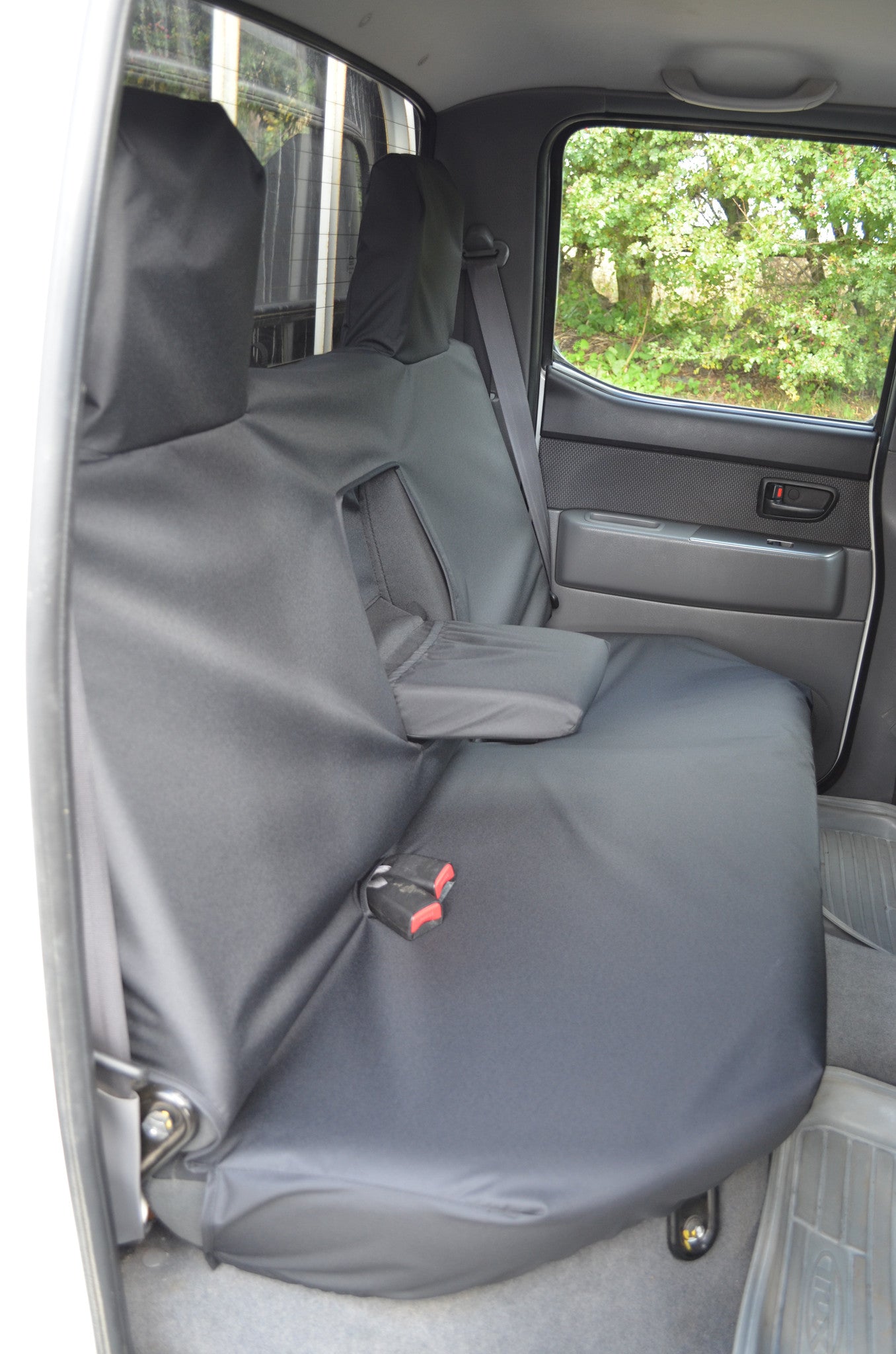 Ford Ranger 2006 to 2012 Seat Covers Rear Seat Cover / Black Turtle Covers Ltd