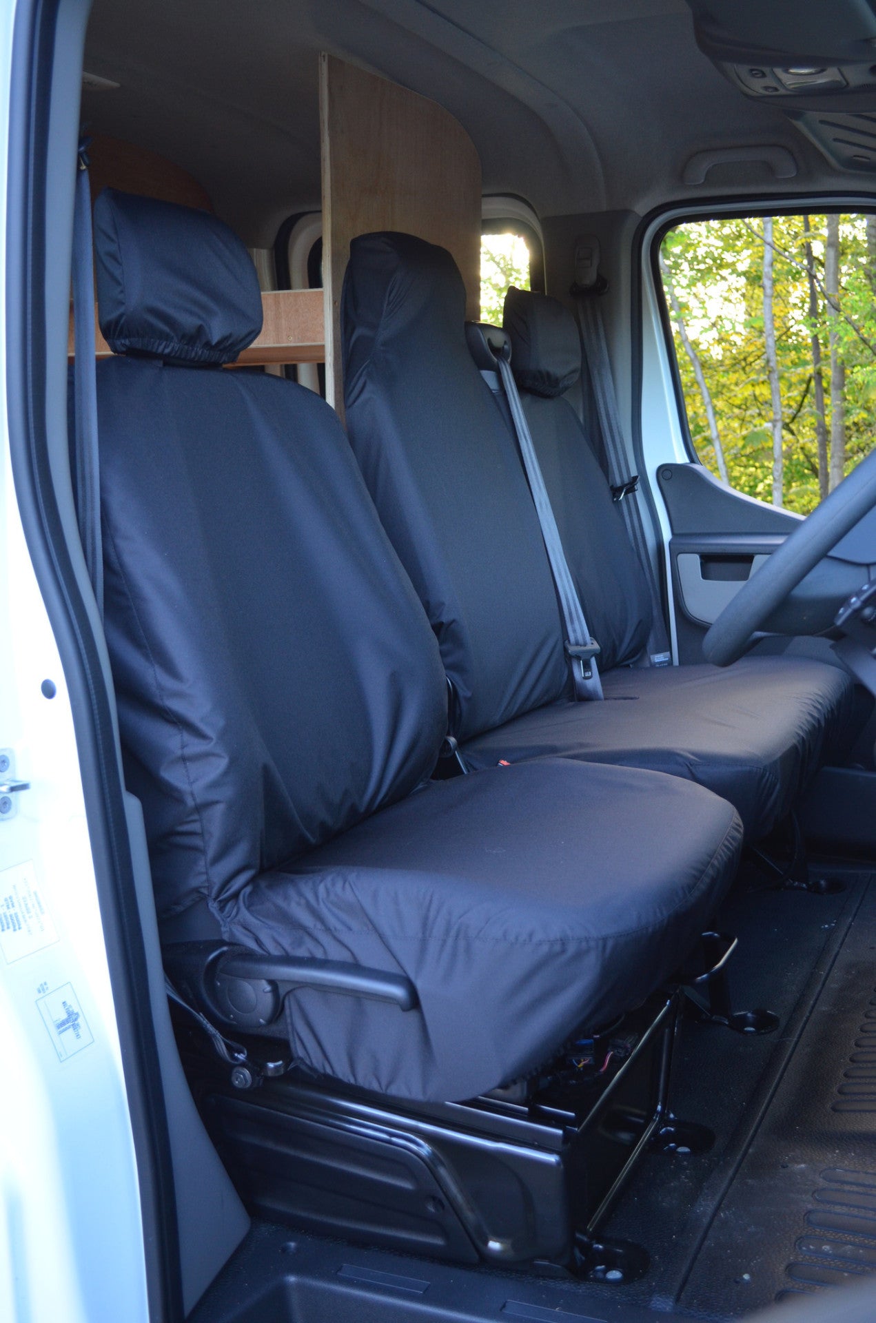 Vauxhall Movano Van 2010 Onwards Tailored Front Seat Covers  Turtle Covers Ltd