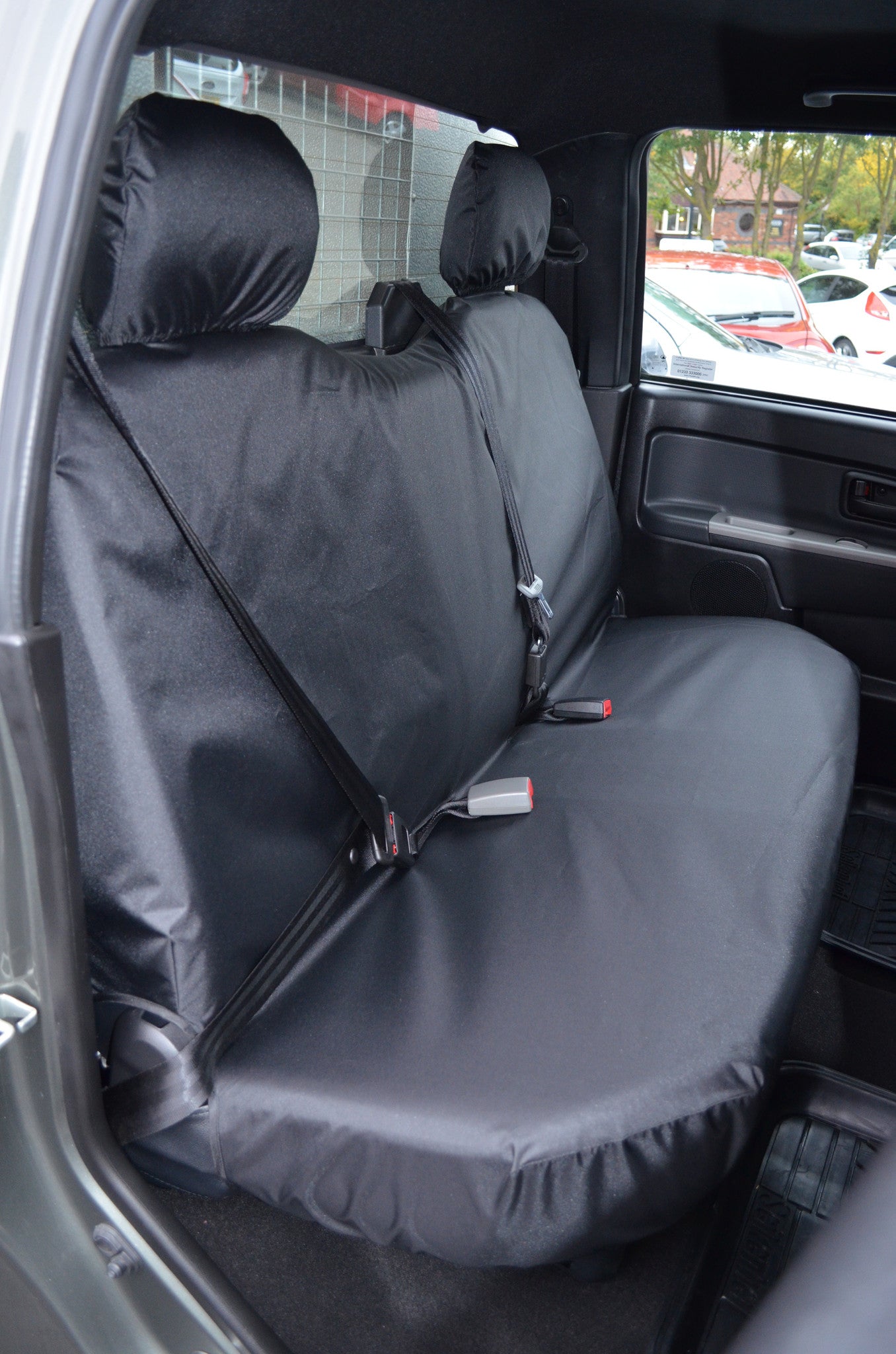 Isuzu Rodeo 2003 to 2012 Seat Covers Rear Seat Cover / Black Turtle Covers Ltd