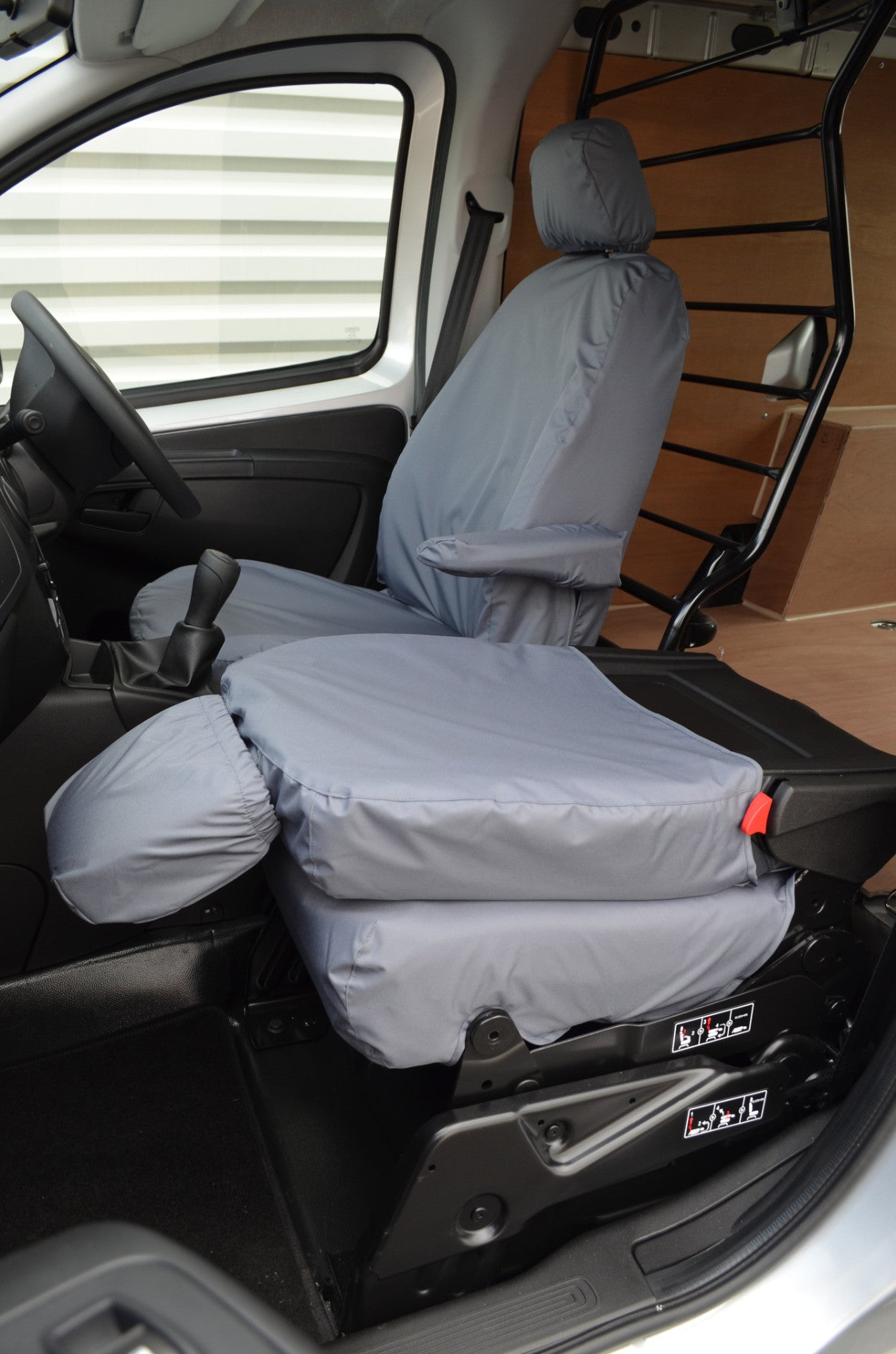 Peugeot Bipper Van 2008 Onwards Front Pair of Seat Covers  Turtle Covers Ltd