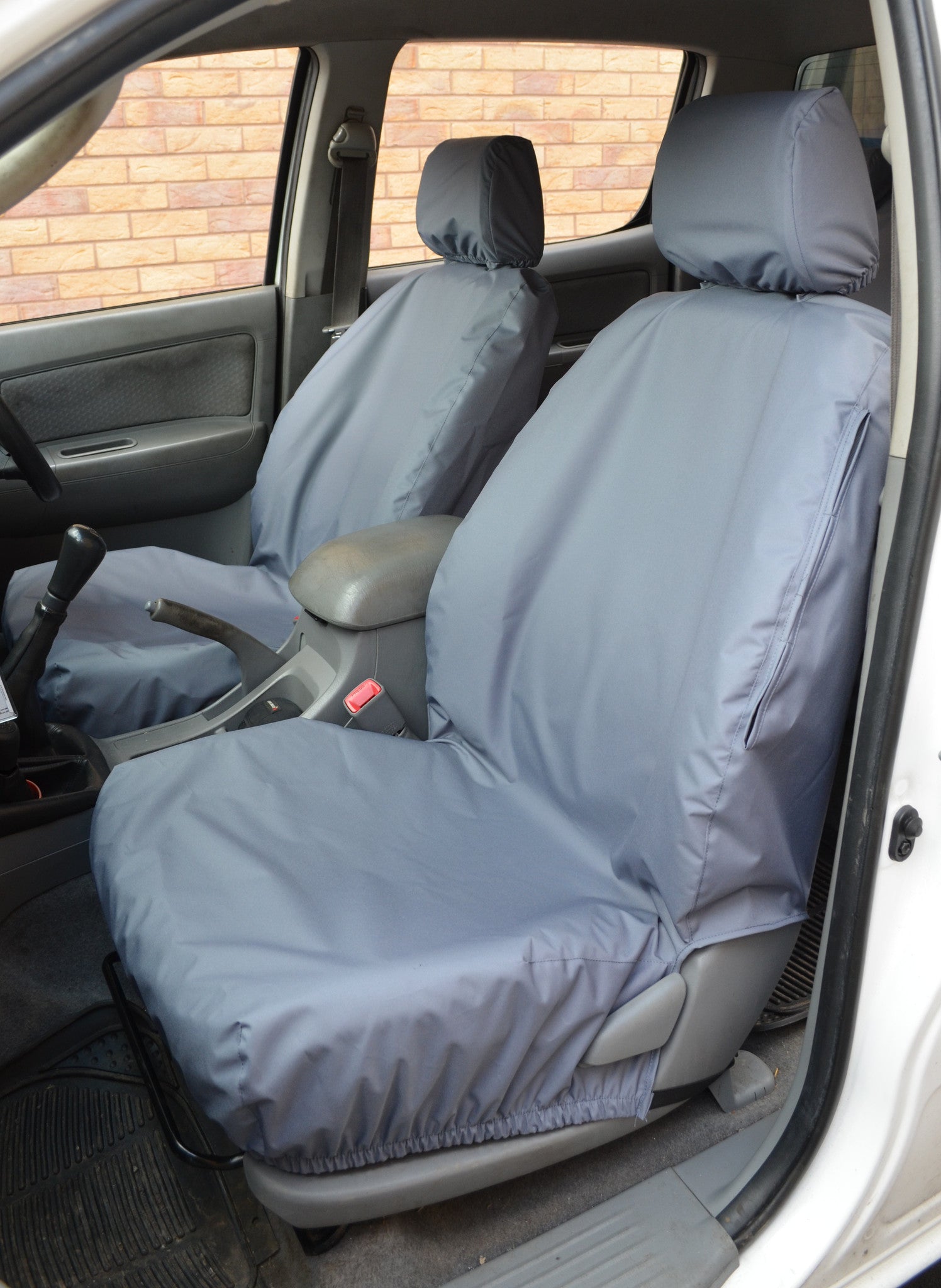 Toyota Hilux 2005 - 2016 Seat Covers Front Pair / Grey Turtle Covers Ltd