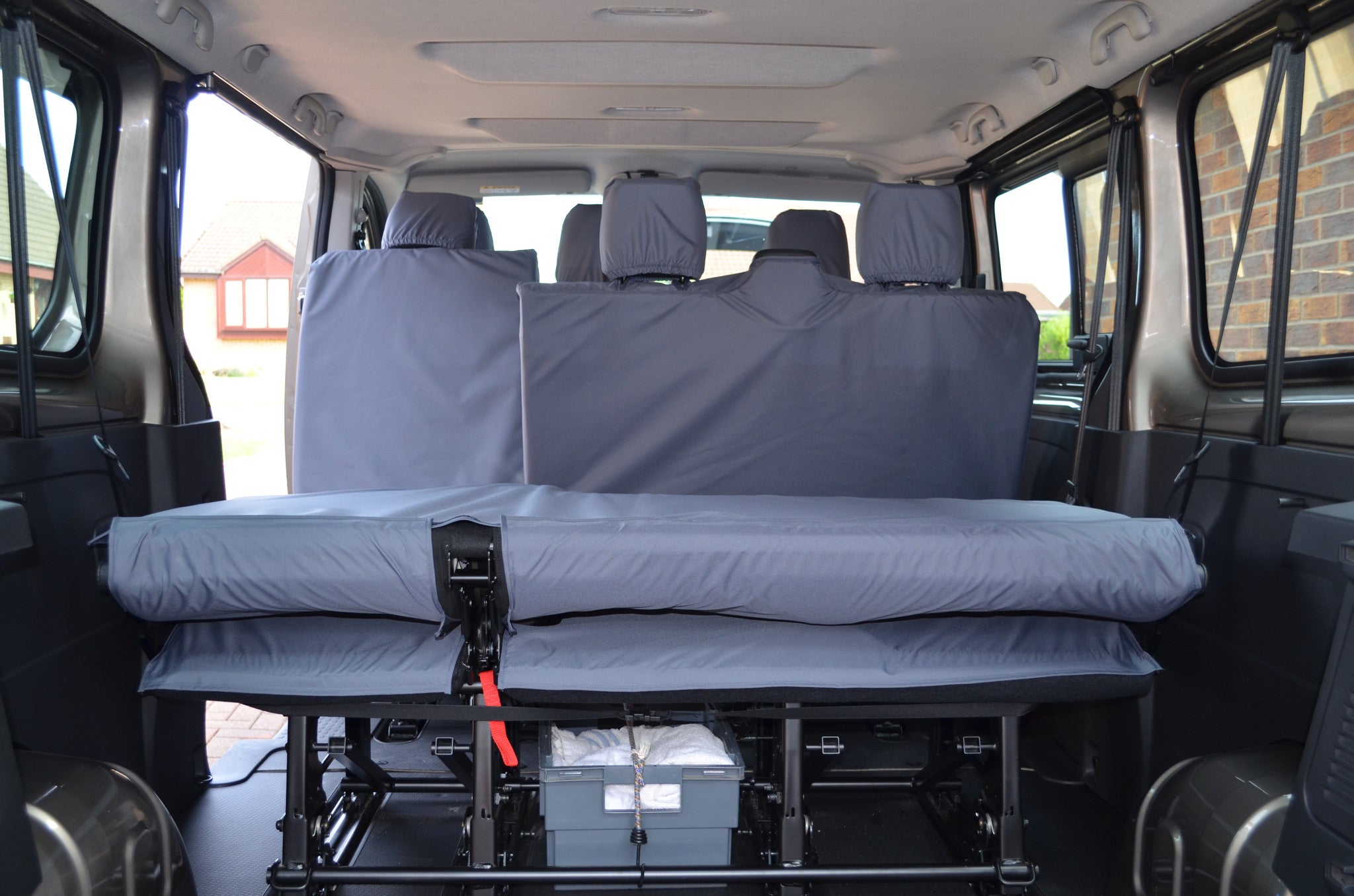 Renault Trafic Passenger 2014 Onwards 9-Seater Minibus Seat Covers  Turtle Covers Ltd