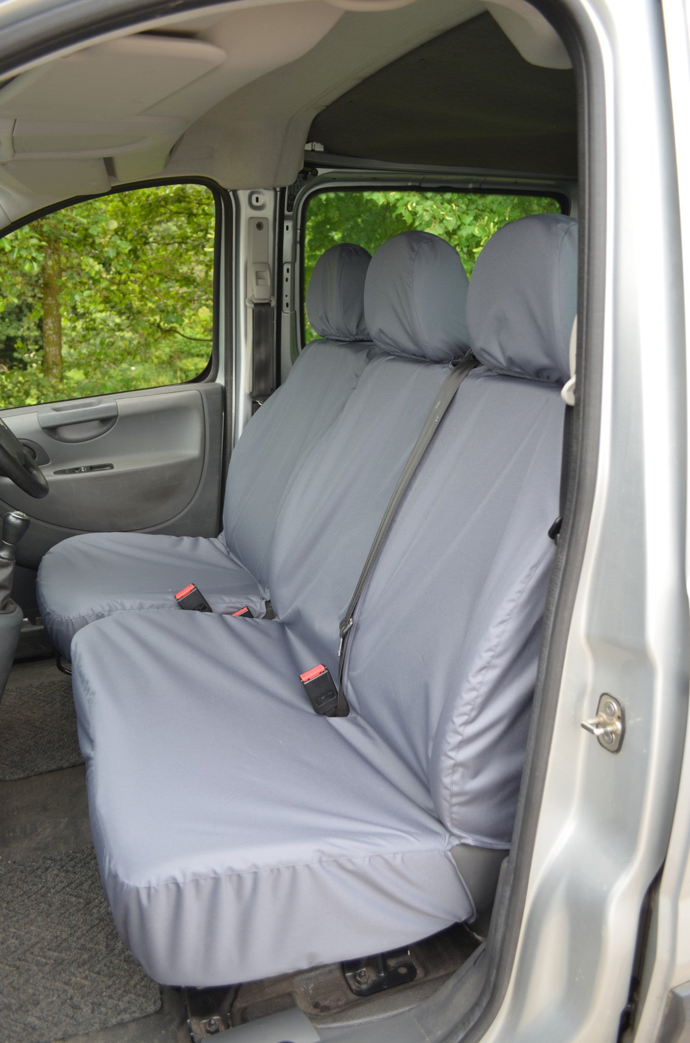 Peugeot Expert Van 2007 - 2016 Tailored Front Seat Covers Grey Turtle Covers Ltd