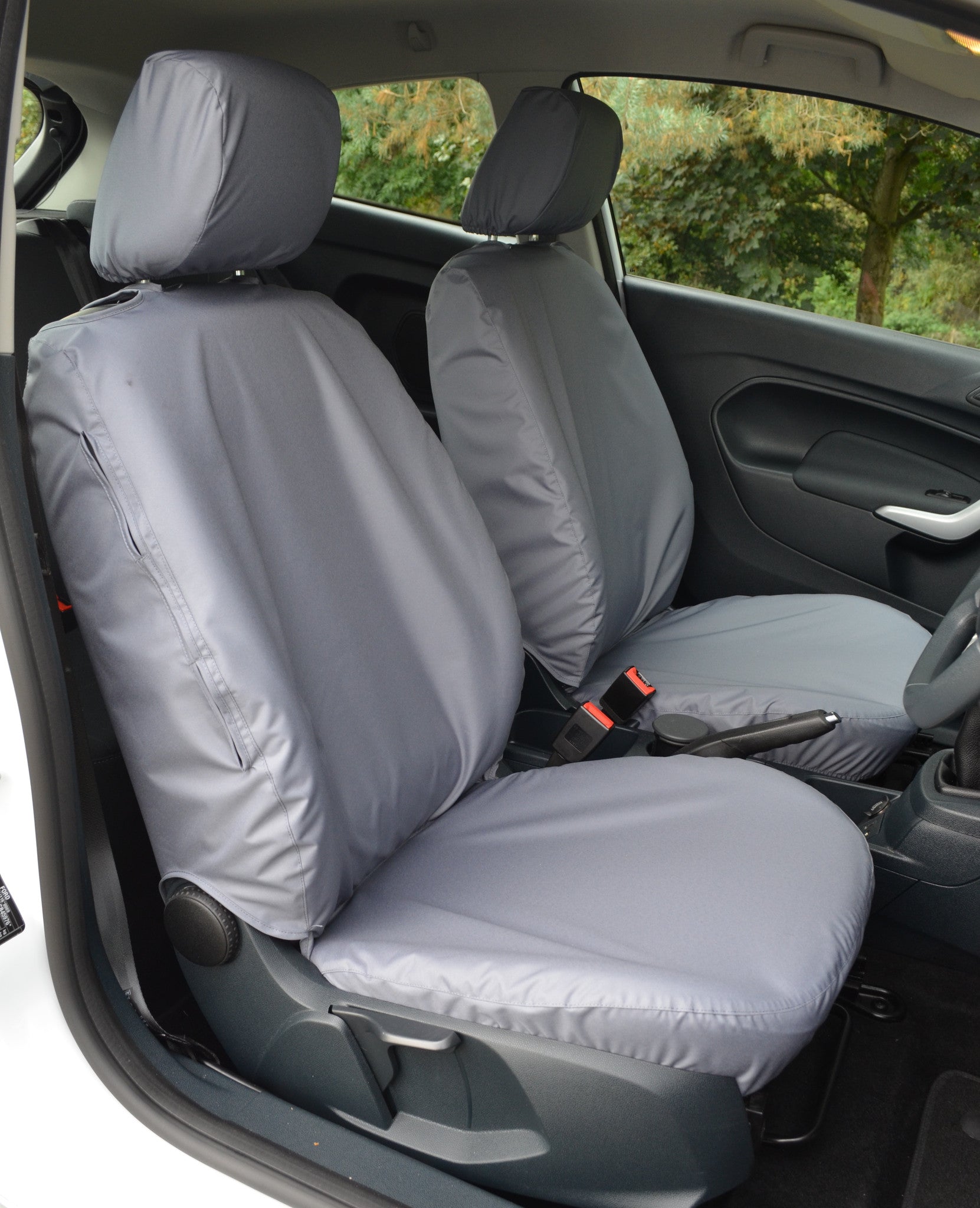Ford Fiesta Van 2008 - 2018 Tailored Seat Covers Grey Turtle Covers Ltd