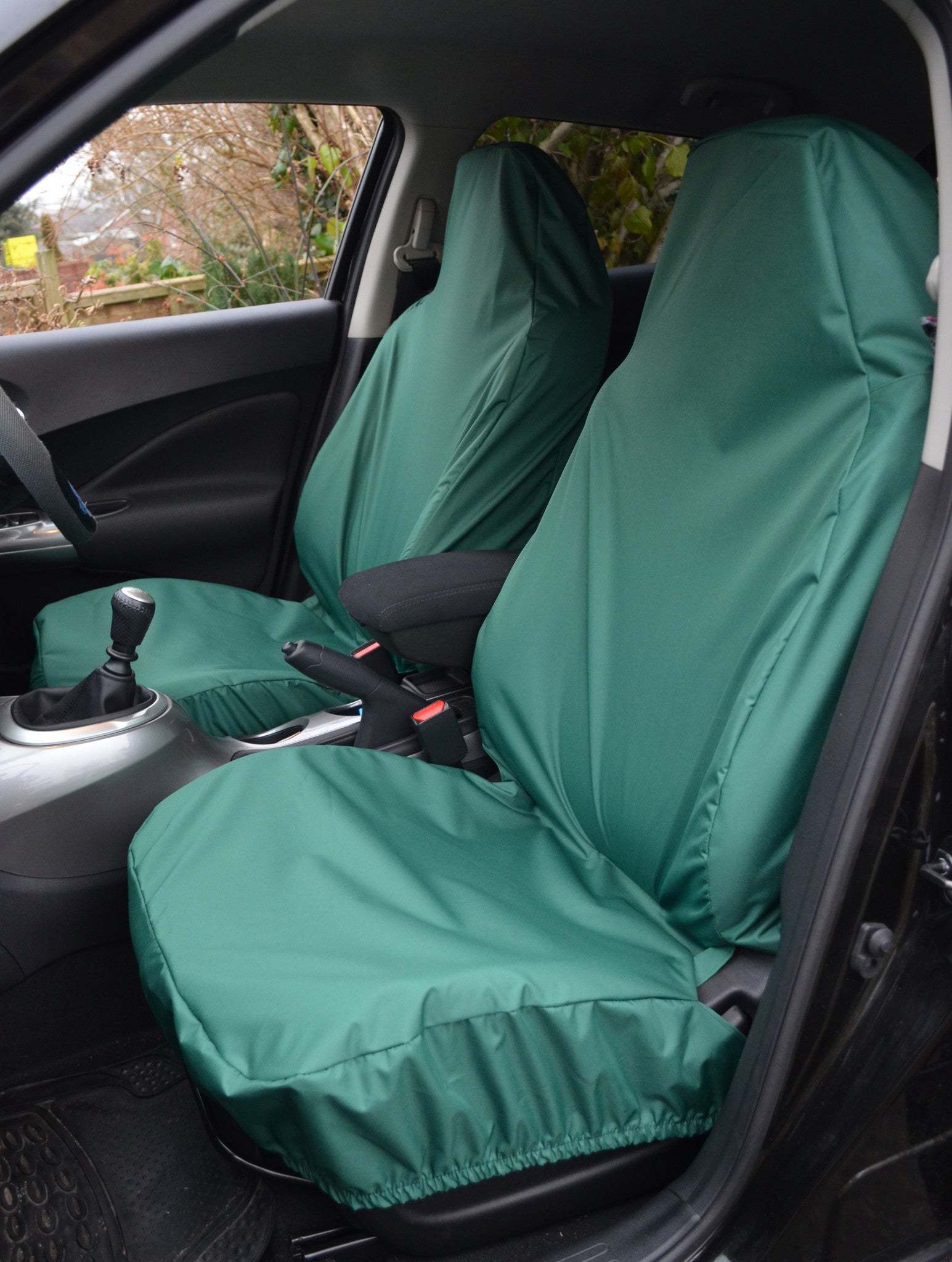 Front Pair of Airbag Compatible Car &amp; Van Seat Covers Green Turtle Covers Ltd