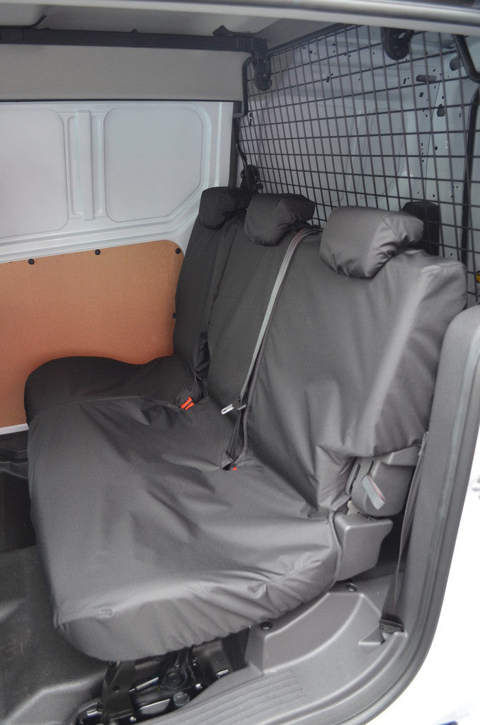 Ford Transit Connect 2014 - 2018 DCIV Tailored Seat Covers Rear Seats / Black Turtle Covers Ltd