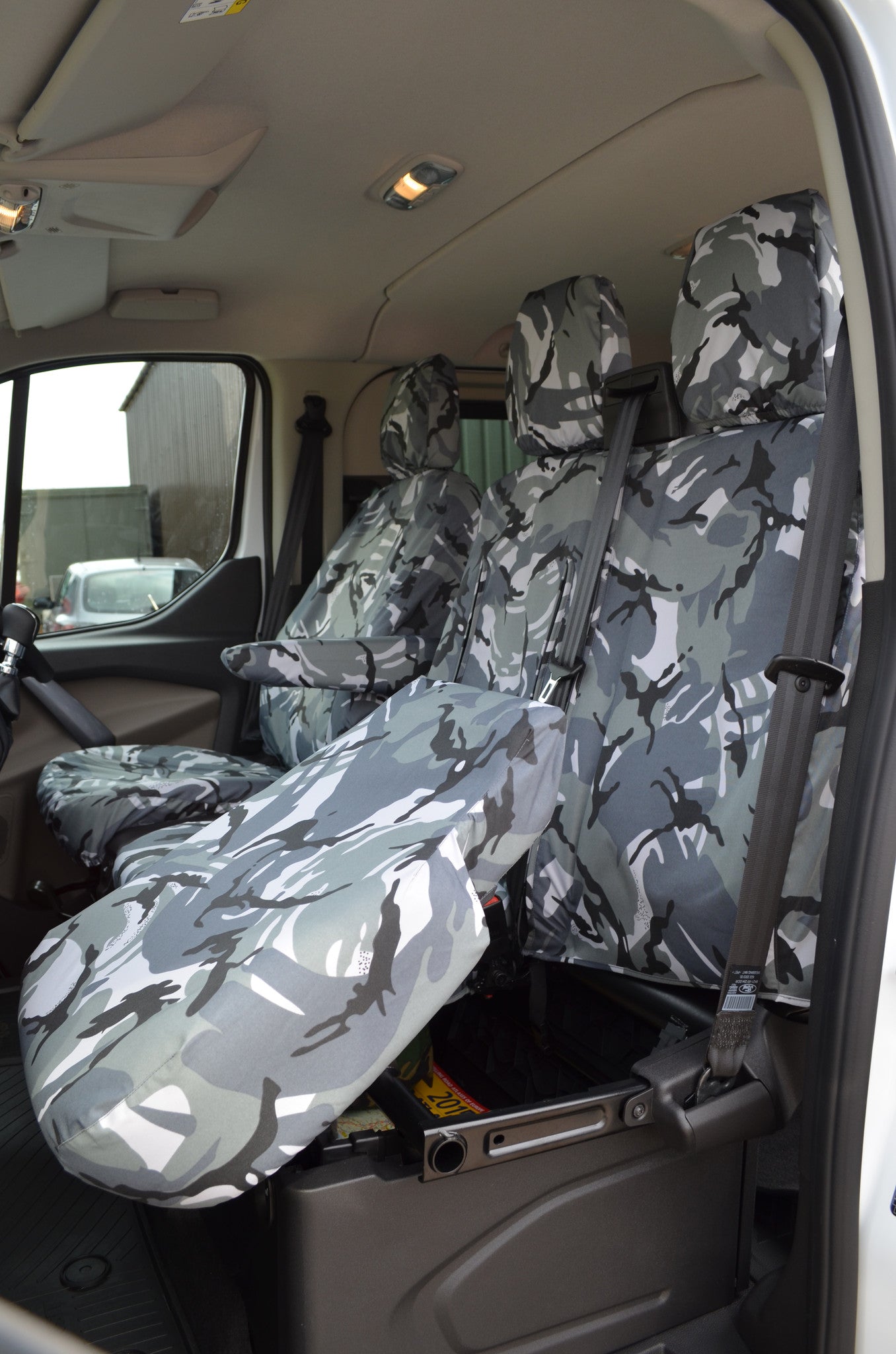 Ford Transit Custom 2013 Onwards Tailored Front Seat Covers  Turtle Covers Ltd