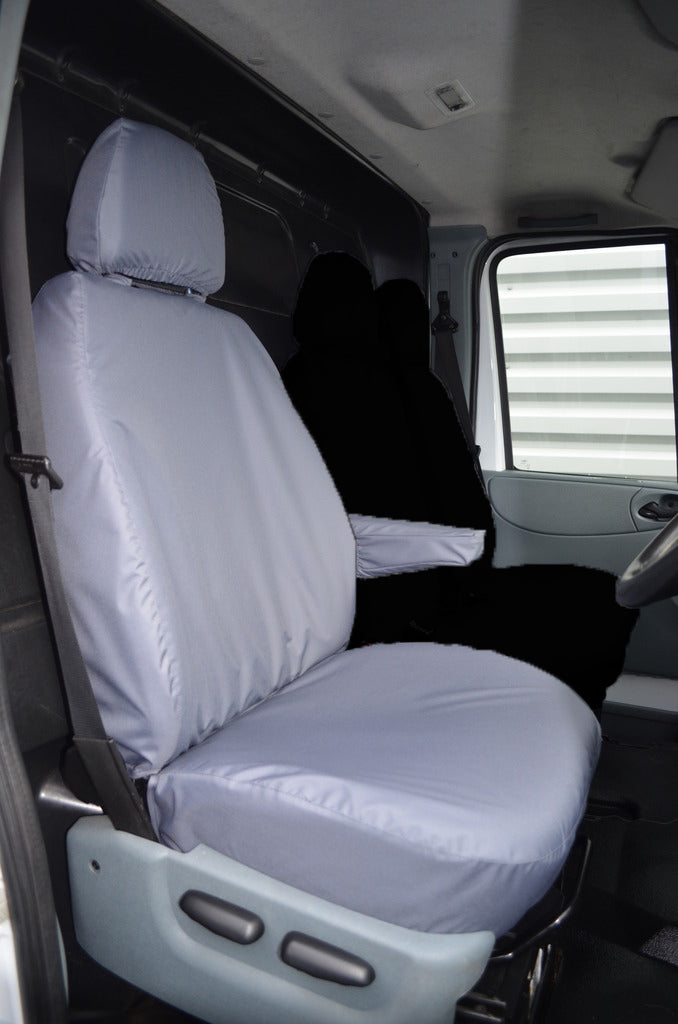 Ford Transit Van 2000 - 2013 Driver's Seat Tailored Seat Cover Grey Turtle Covers Ltd