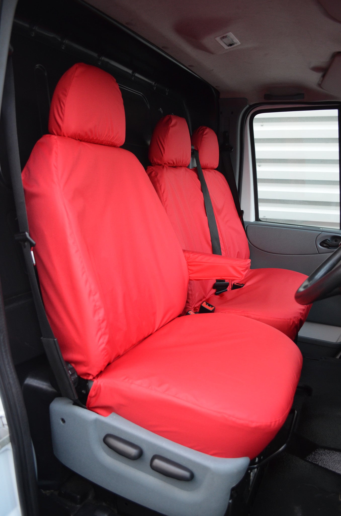 Ford Transit Van 2000 - 2013 Tailored Front Seat Covers Red Turtle Covers Ltd