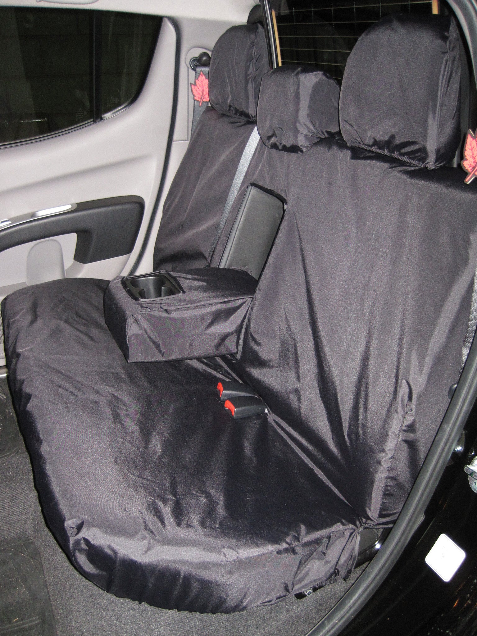 Mitsubishi L200 Double Cab (2006 to 2015) Tailored Seat Covers Rear Seat / Black Turtle Covers Ltd