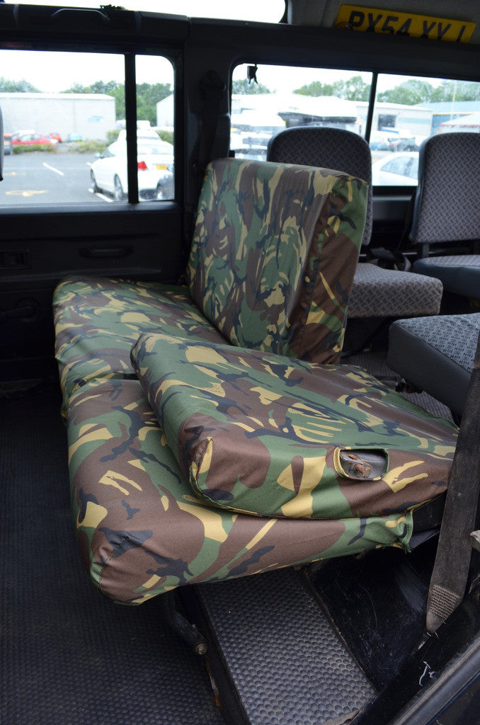 Land Rover Defender 1983 - 2007 Rear Seat Covers  Turtle Covers Ltd
