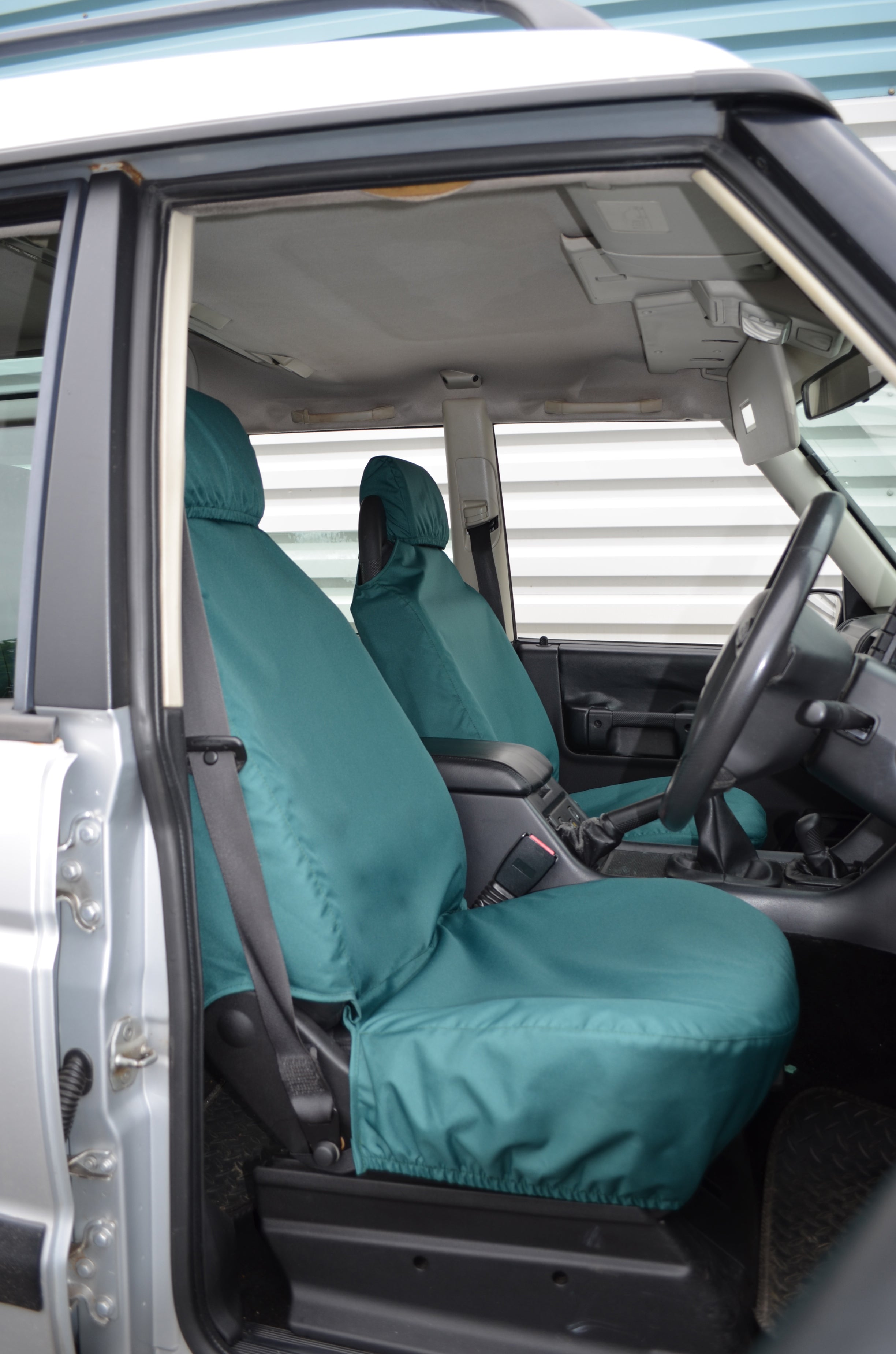 Land Rover Discovery 1998 - 2004 Series 2 Seat Covers Front Pair / Green Turtle Covers Ltd