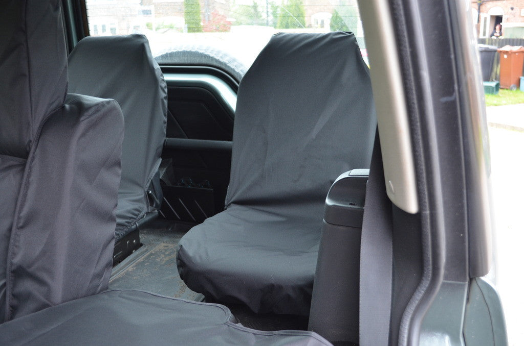 Land Rover Discovery 1998 - 2004 Series 2 Seat Covers Dicky Seats / Black Turtle Covers Ltd