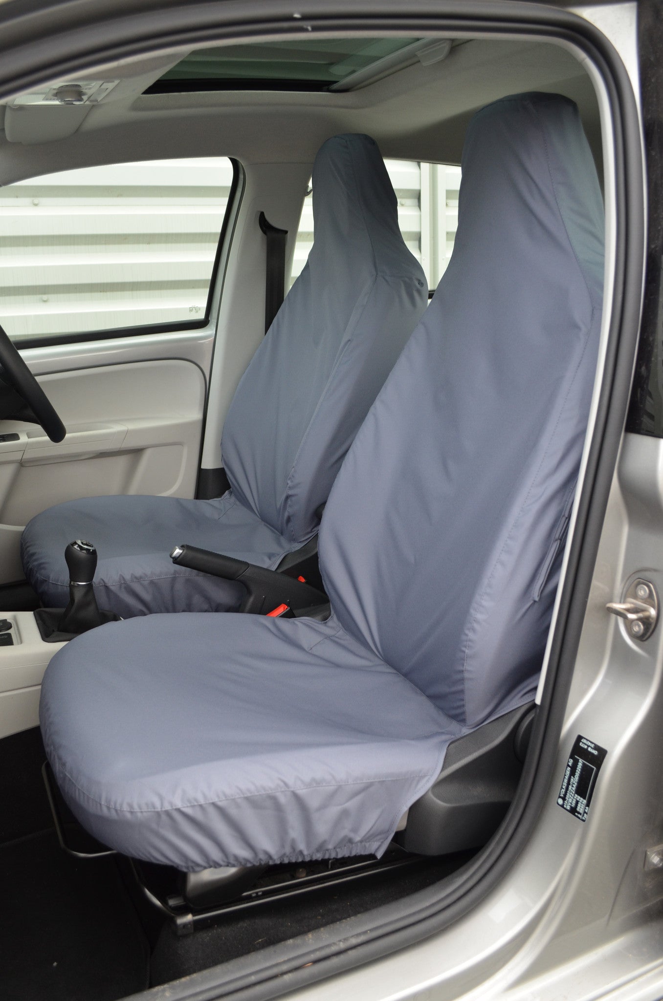 SEAT Mii 2012 Onwards Tailored Front Seat Covers Grey Turtle Covers Ltd