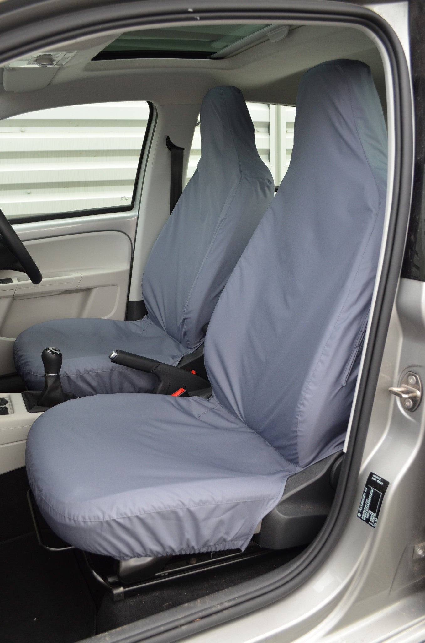 VW UP! 2012 Onwards Tailored Front Seat Covers Grey Turtle Covers Ltd