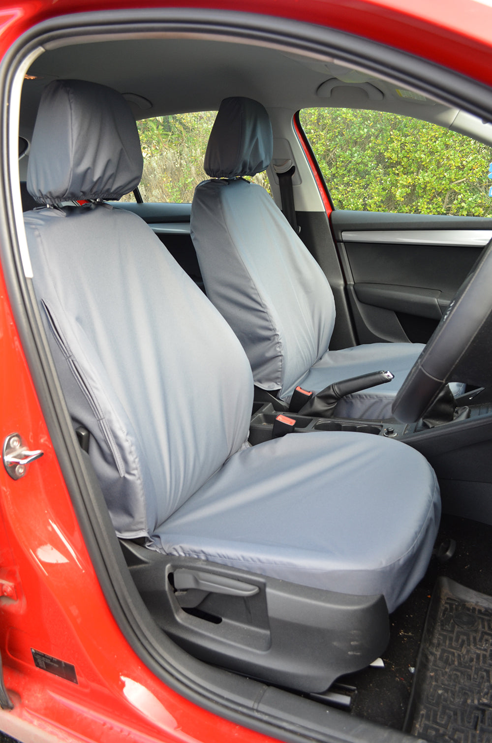 Skoda Octavia 2013+ Tailored Waterproof Front Seat Covers Grey Turtle Covers Ltd