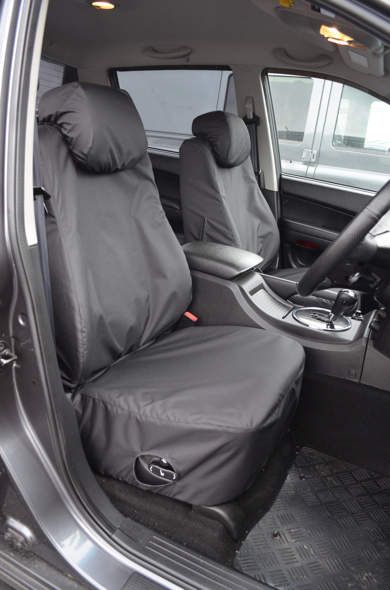 SsangYong Korando Sports/Musso 2012 Onwards Tailored Seat Covers Front / Black Turtle Covers Ltd