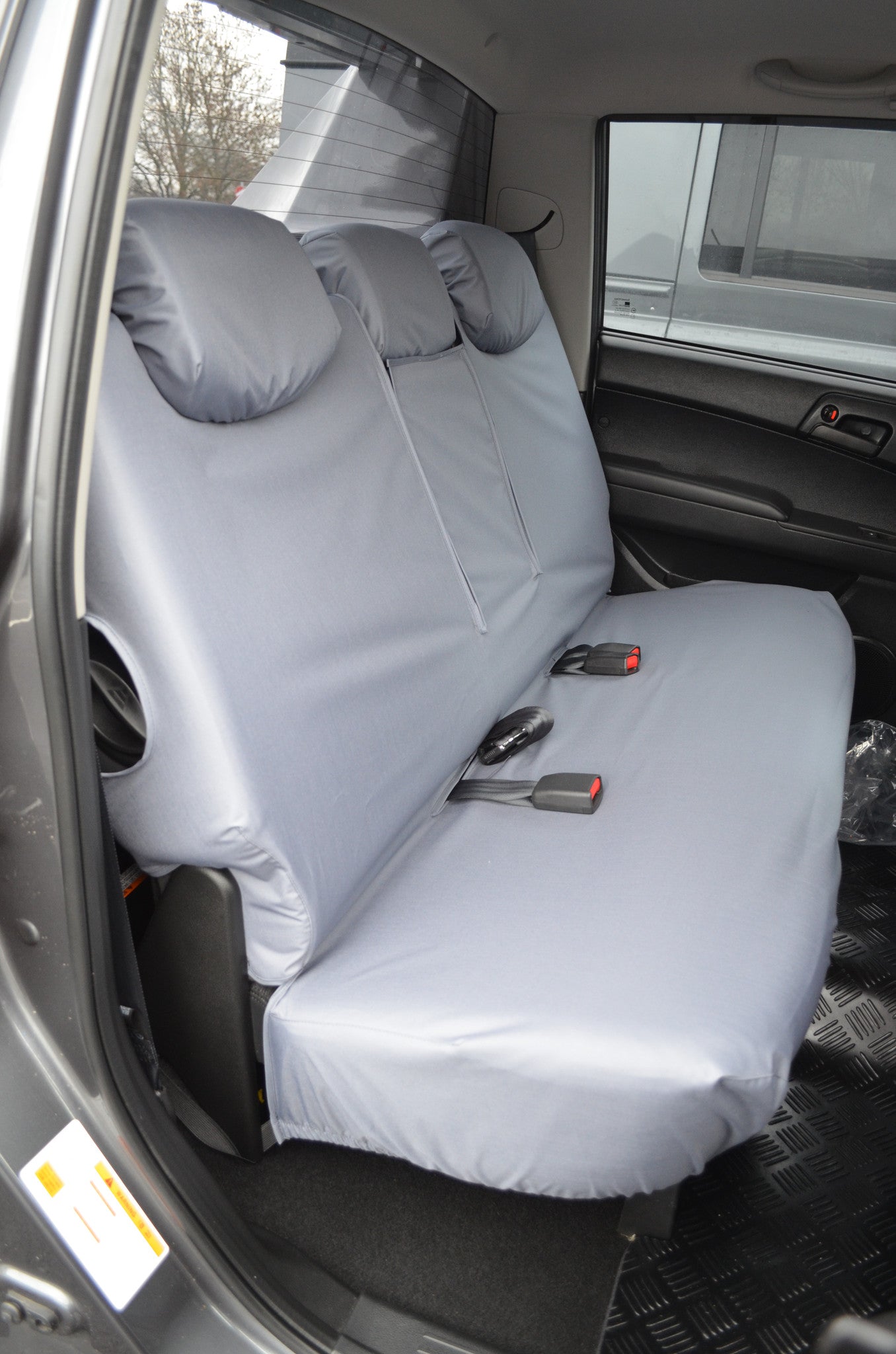 SsangYong Korando Sports/Musso 2012 Onwards Tailored Seat Covers Rear / Grey Turtle Covers Ltd