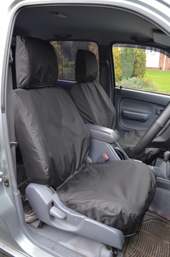 Toyota Hilux 2002 - 2005 Seat Covers Front Seat Covers / Black Turtle Covers Ltd