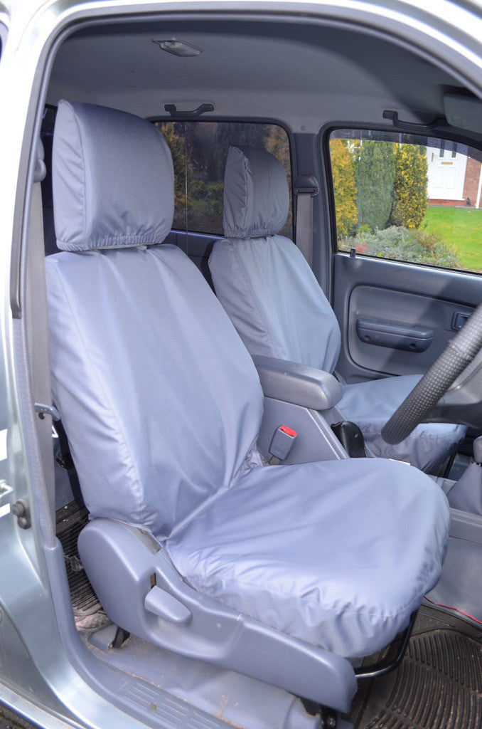 Toyota Hilux 2002 - 2005 Seat Covers Front Seat Covers / Grey Turtle Covers Ltd